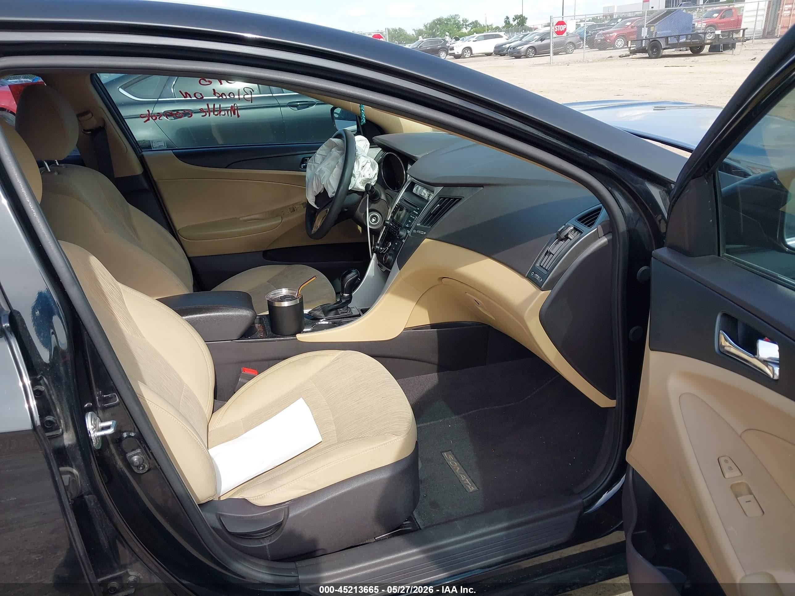 2012 Hyundai Sonata Gls Black vin: 5NPEB4AC8CH492767