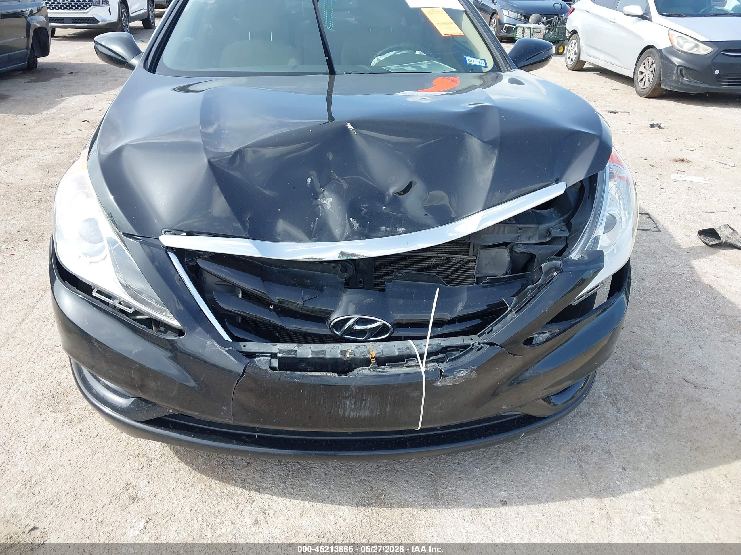 2012 Hyundai Sonata Gls Black vin: 5NPEB4AC8CH492767