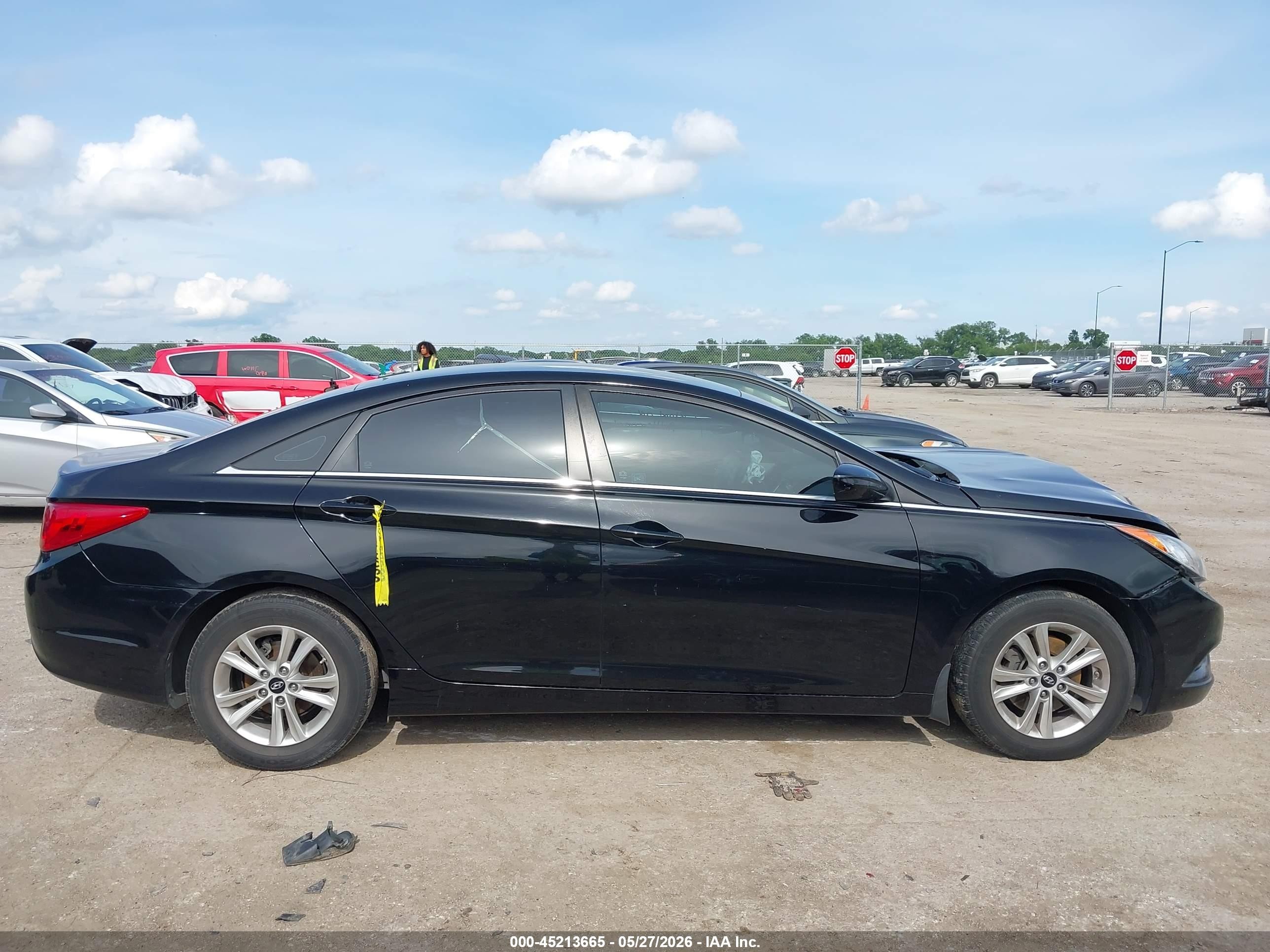 2012 Hyundai Sonata Gls Black vin: 5NPEB4AC8CH492767