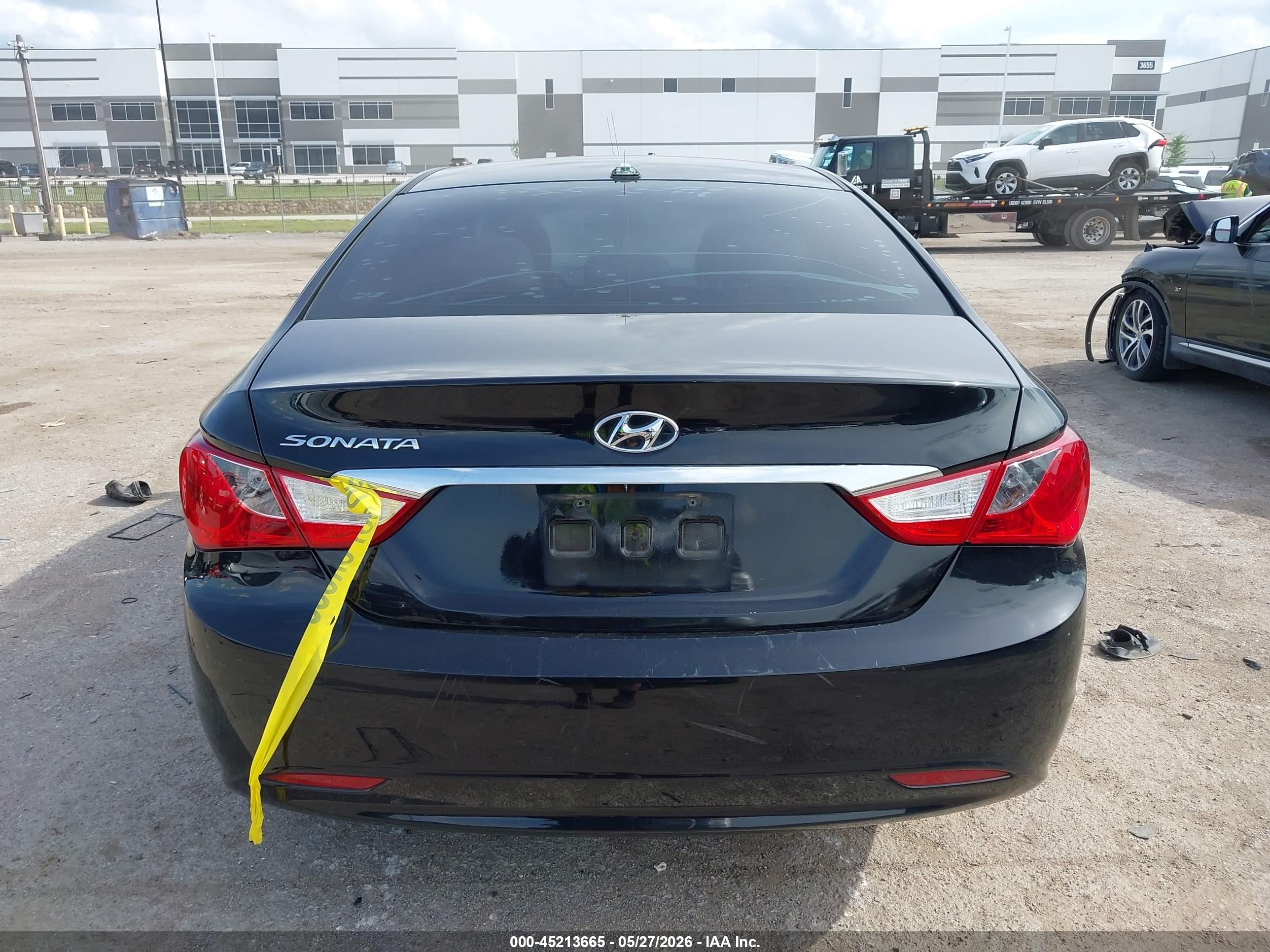 2012 Hyundai Sonata Gls Black vin: 5NPEB4AC8CH492767