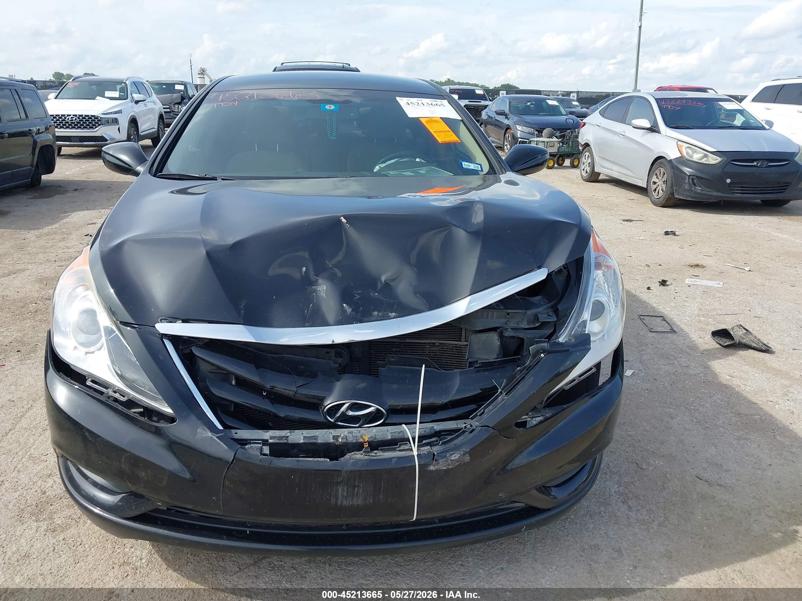 2012 Hyundai Sonata Gls Black vin: 5NPEB4AC8CH492767