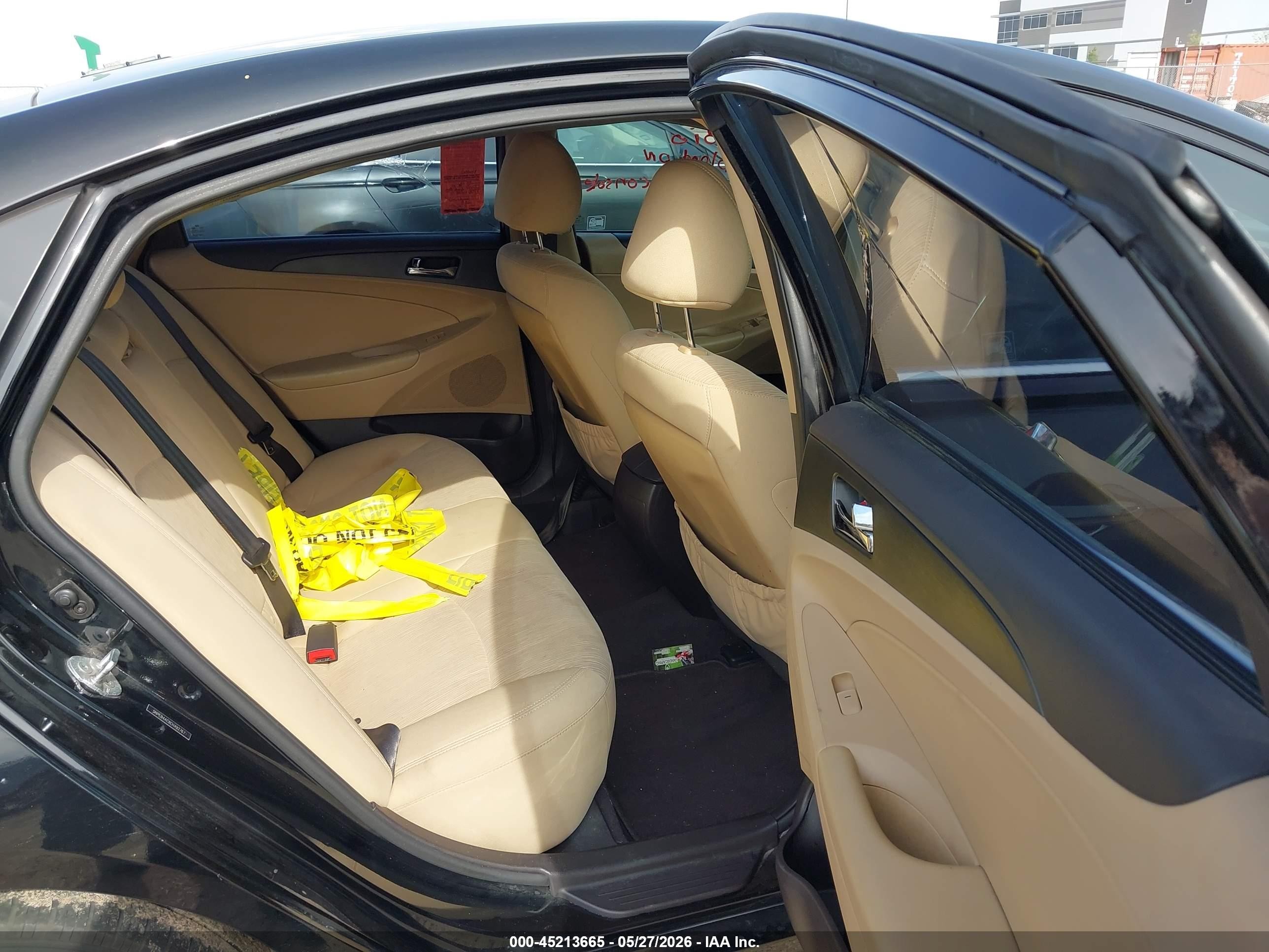 2012 Hyundai Sonata Gls Black vin: 5NPEB4AC8CH492767