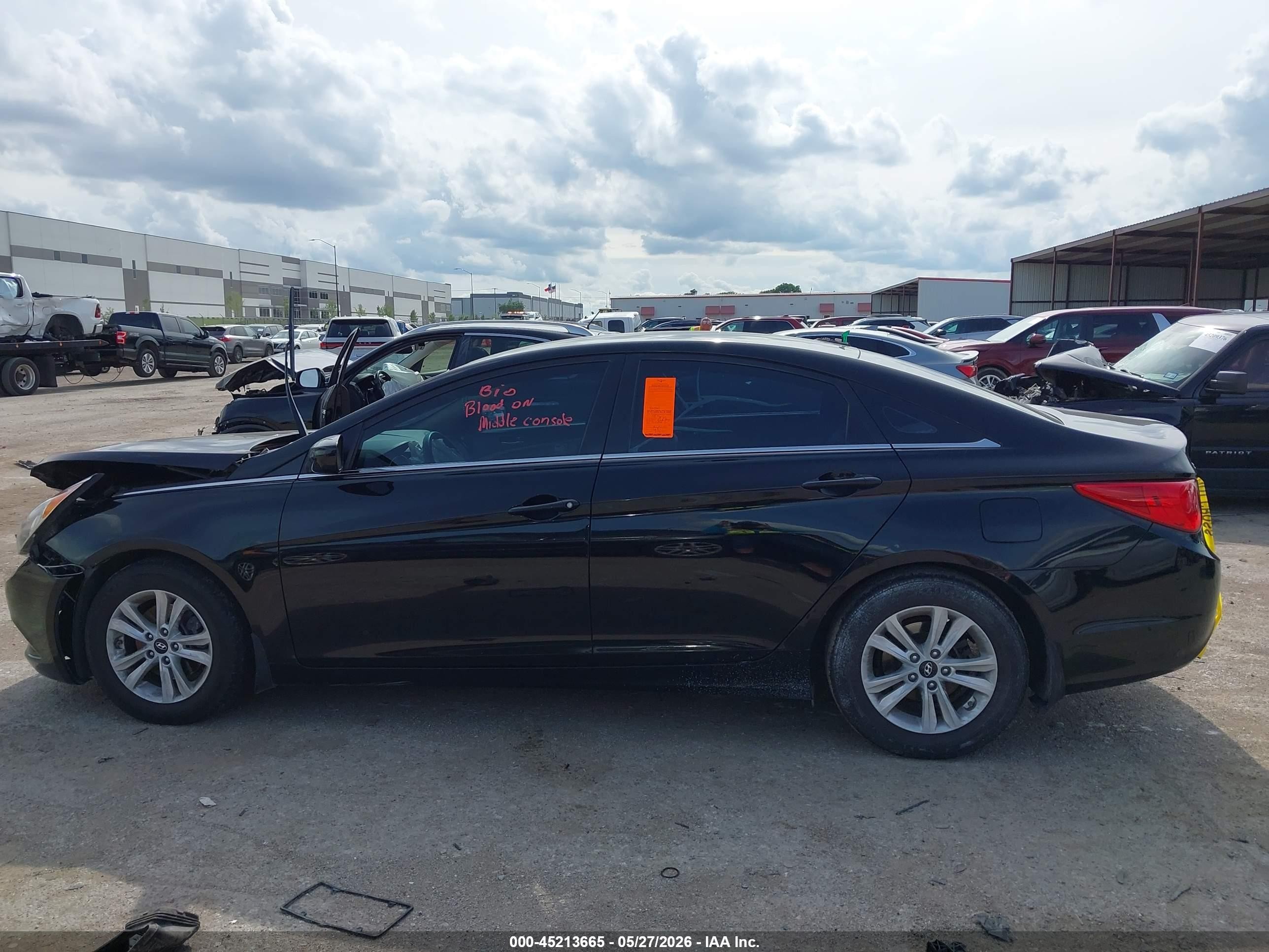 2012 Hyundai Sonata Gls Black vin: 5NPEB4AC8CH492767
