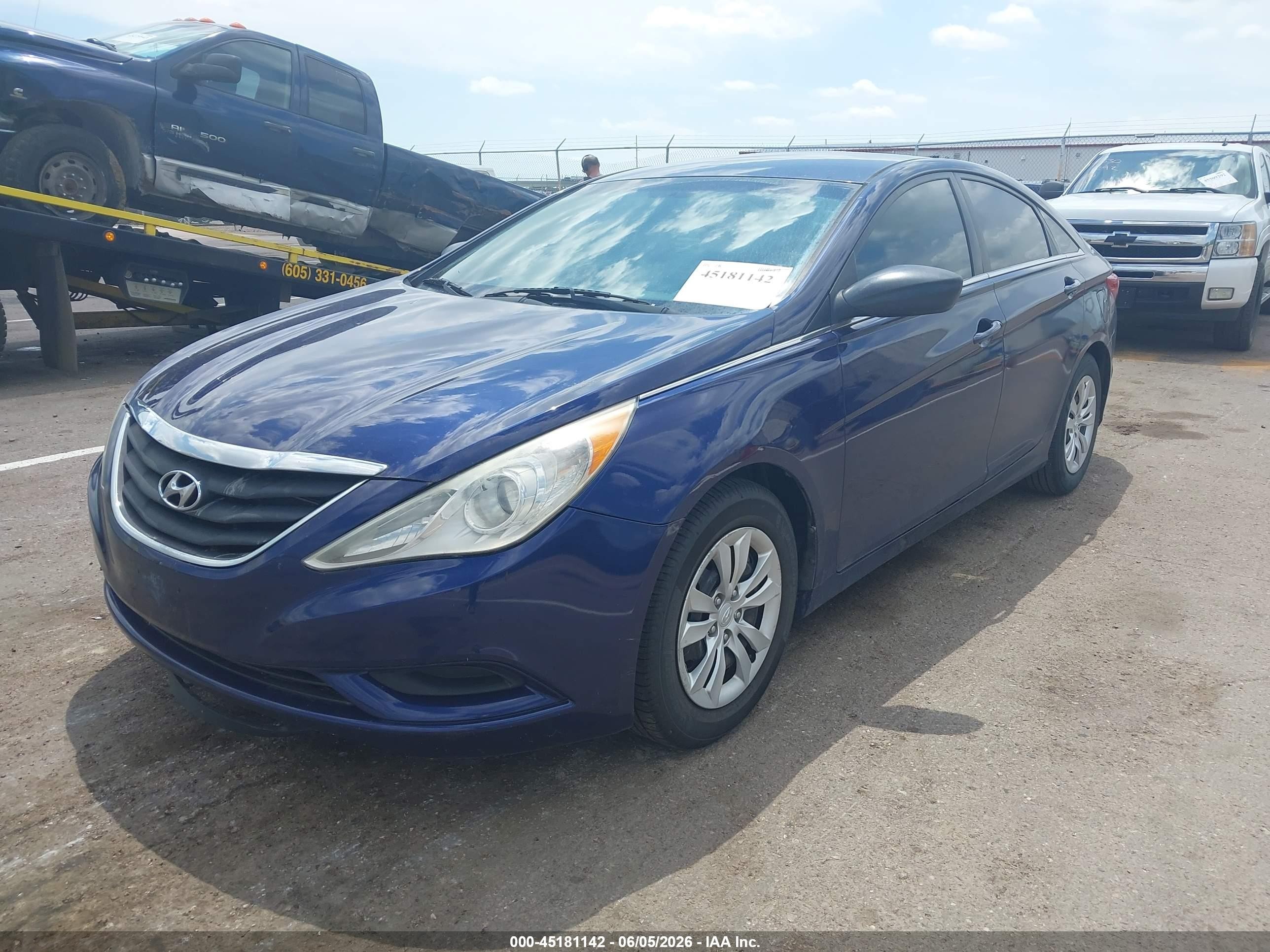 2012 Hyundai Sonata Gls Blue vin: 5NPEB4AC8CH500110