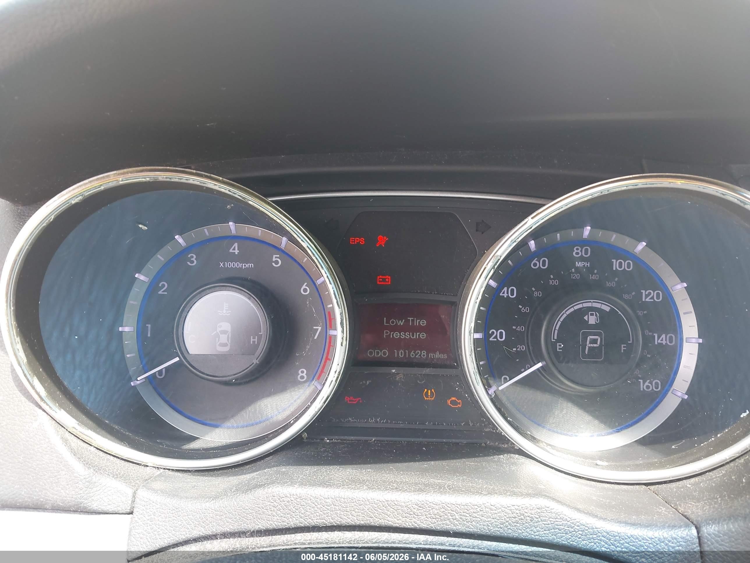 2012 Hyundai Sonata Gls Blue vin: 5NPEB4AC8CH500110