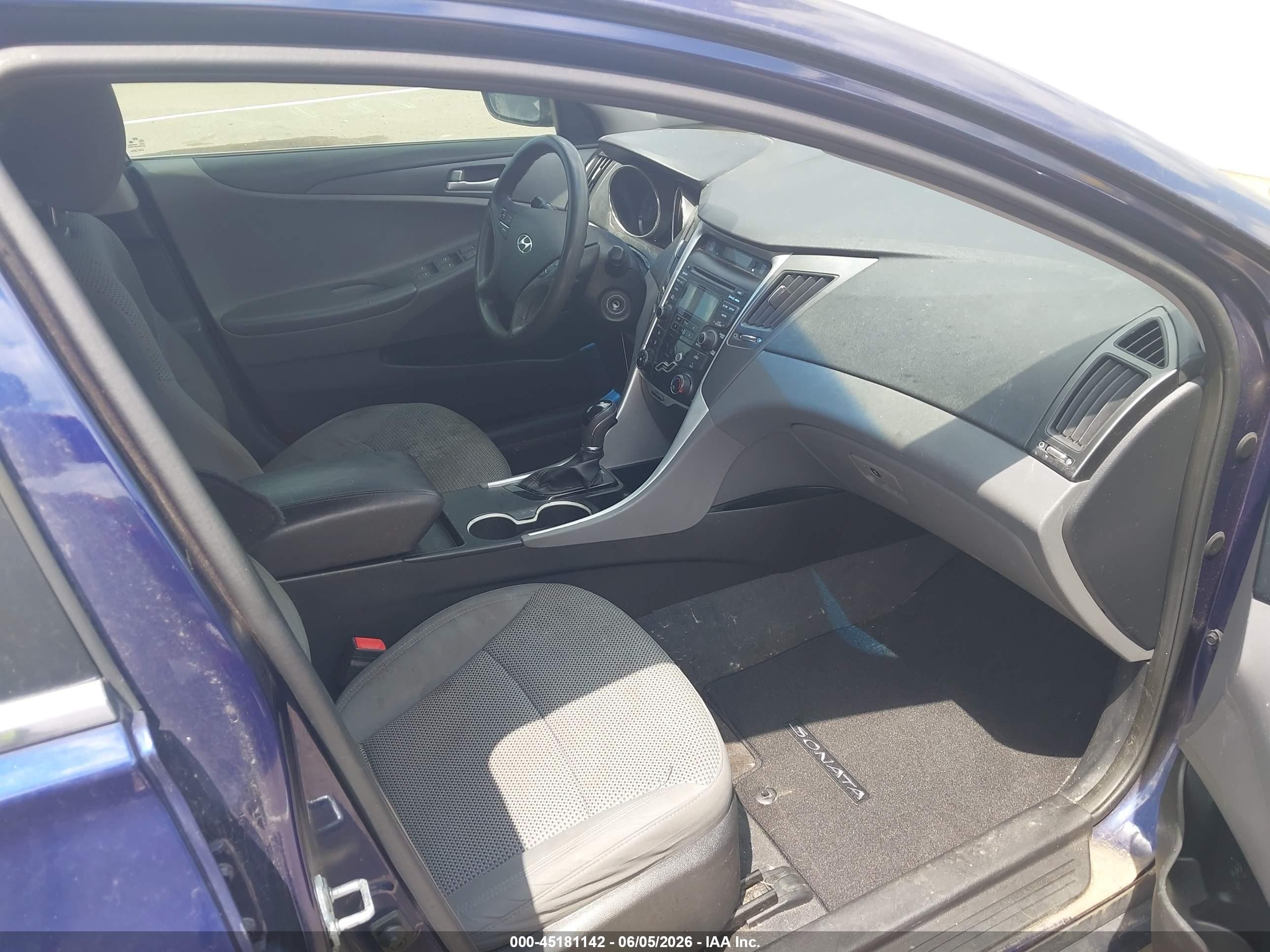 2012 Hyundai Sonata Gls Blue vin: 5NPEB4AC8CH500110