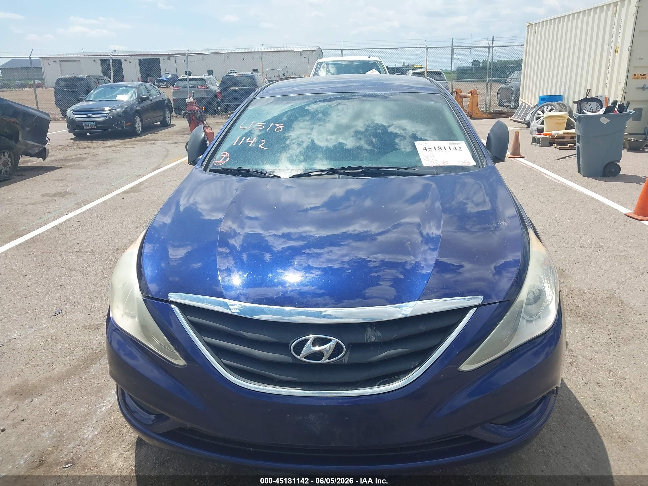 2012 Hyundai Sonata Gls Blue vin: 5NPEB4AC8CH500110