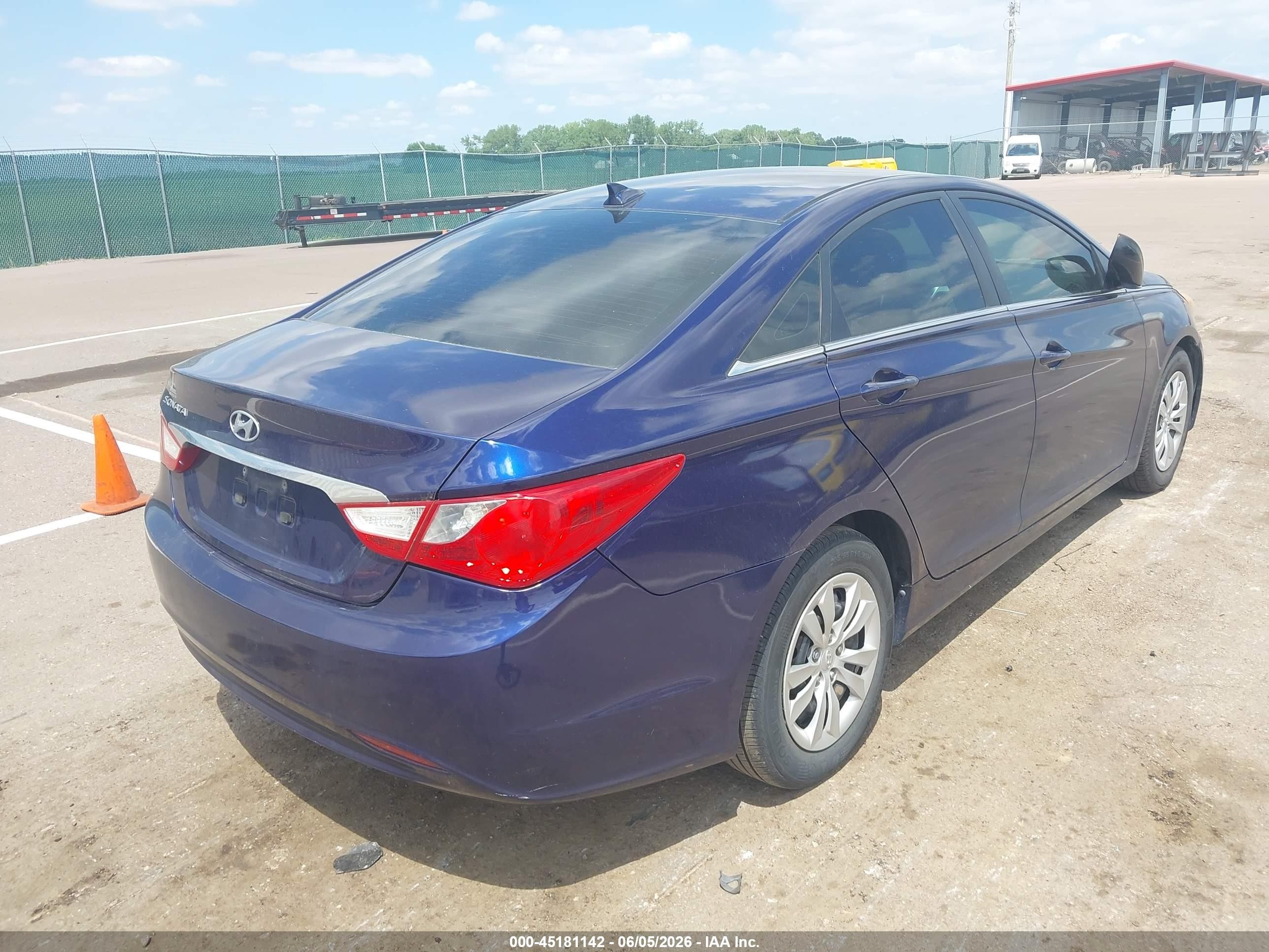 2012 Hyundai Sonata Gls Blue vin: 5NPEB4AC8CH500110