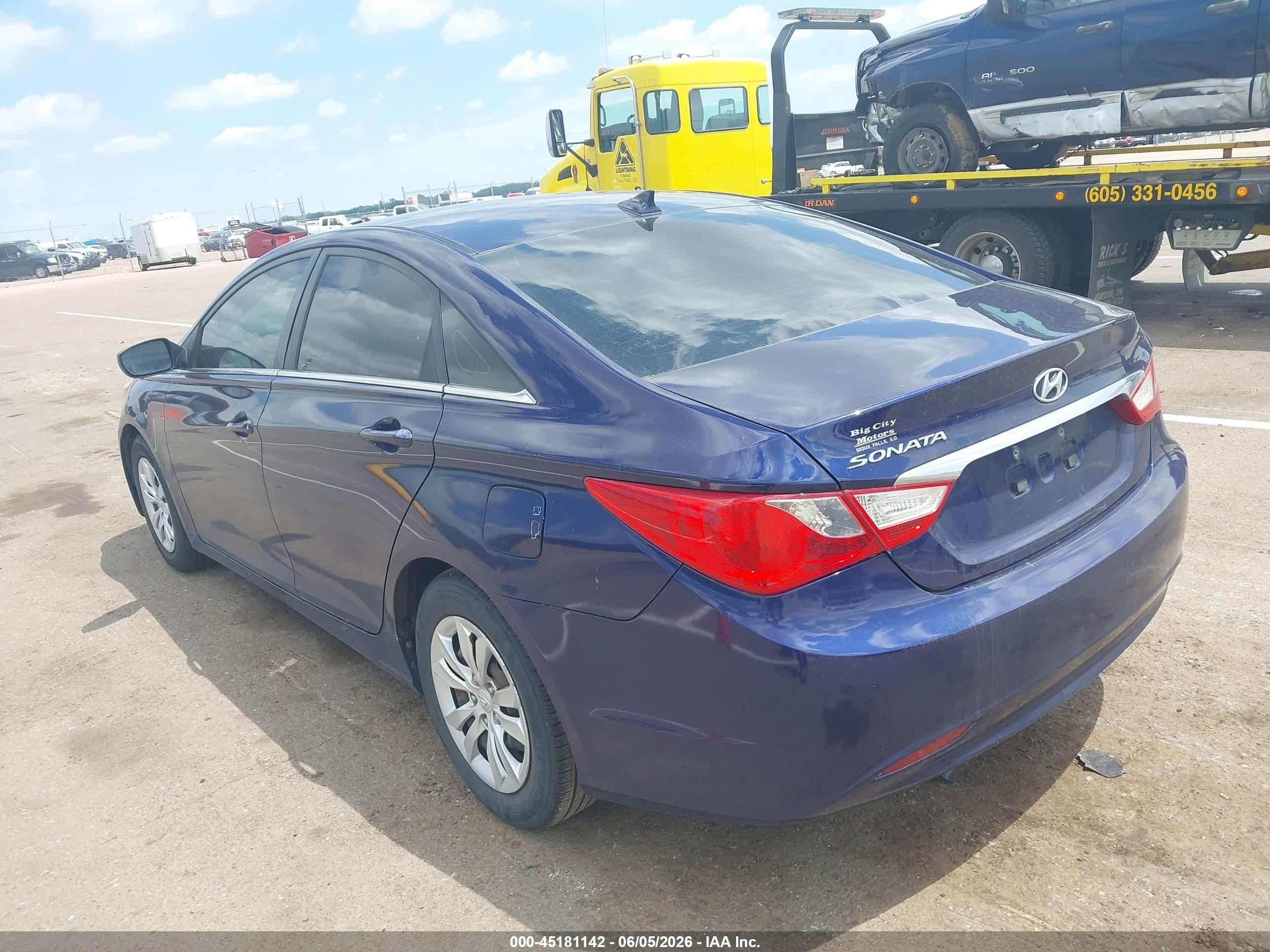2012 Hyundai Sonata Gls Blue vin: 5NPEB4AC8CH500110