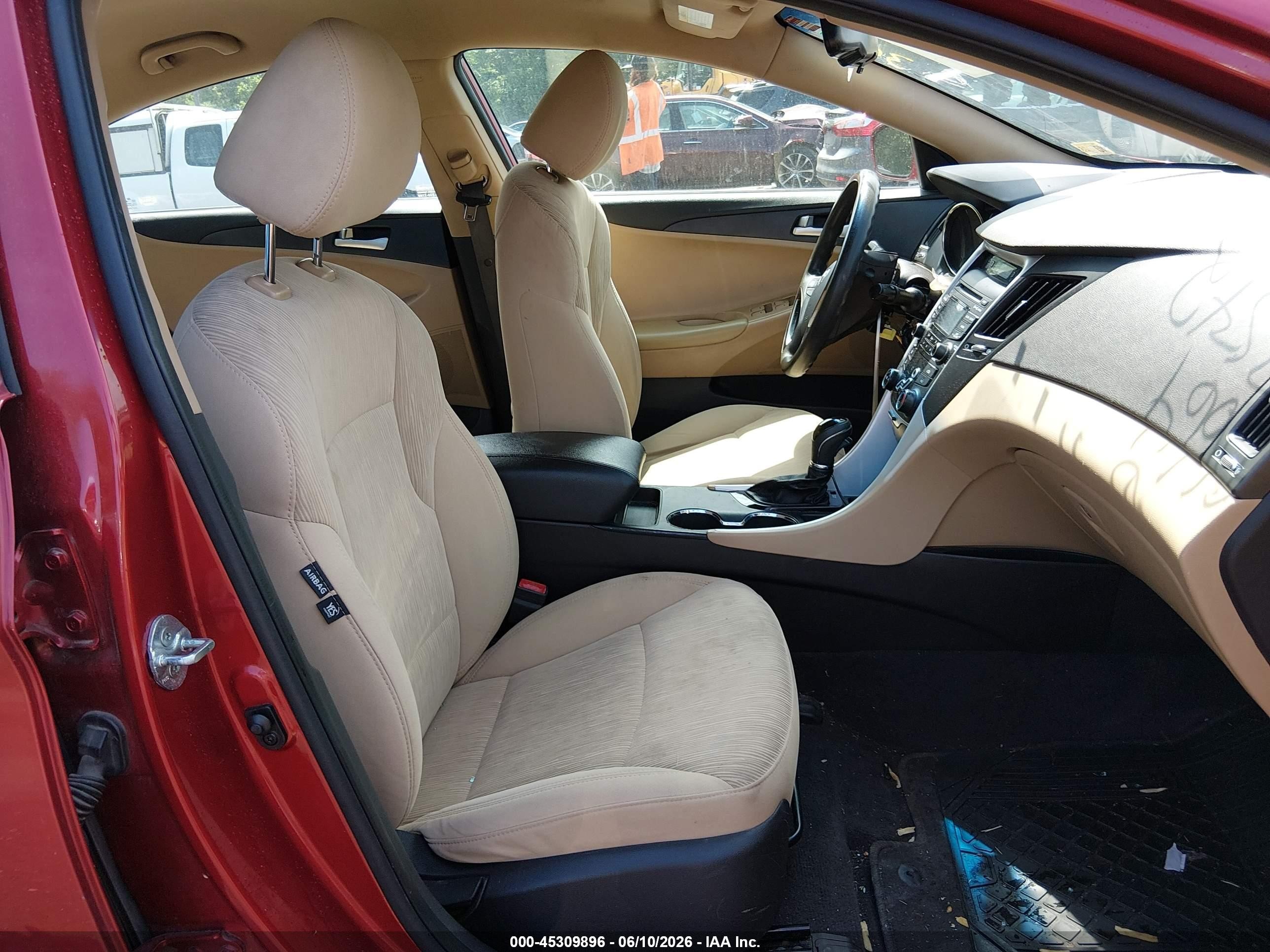 2012 Hyundai Sonata Gls Red vin: 5NPEB4AC8CH503542