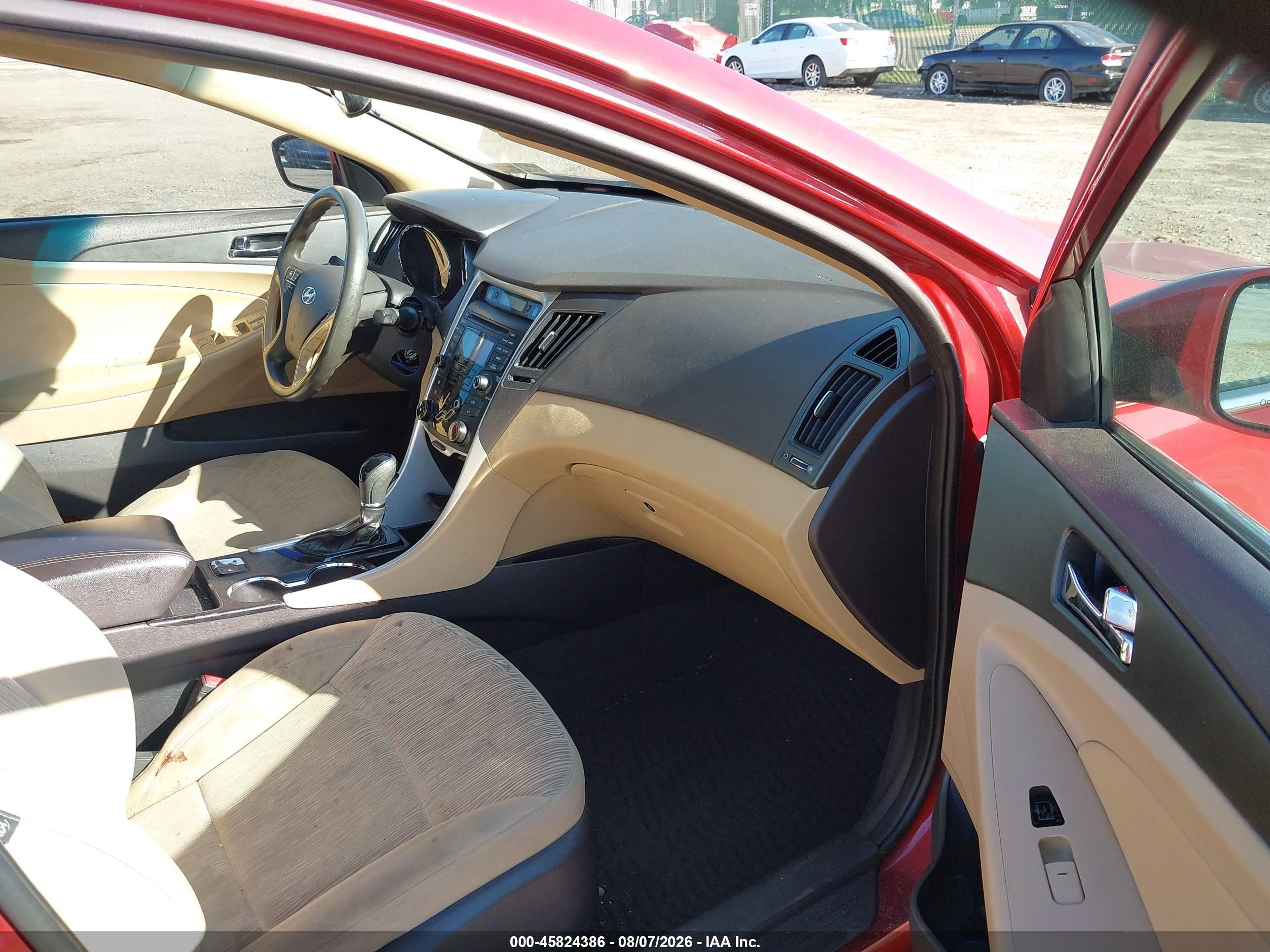2013 Hyundai Sonata Gls/limited/se Red vin: 5NPEB4AC8D8797008