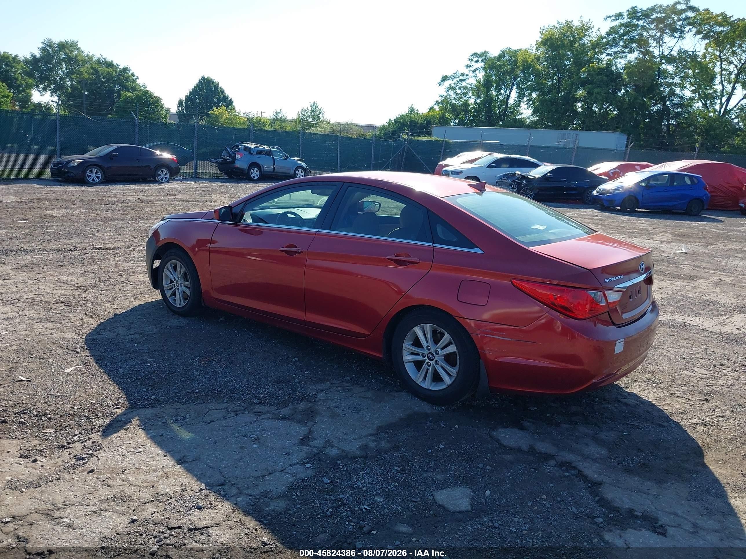 2013 Hyundai Sonata Gls/limited/se Red vin: 5NPEB4AC8D8797008