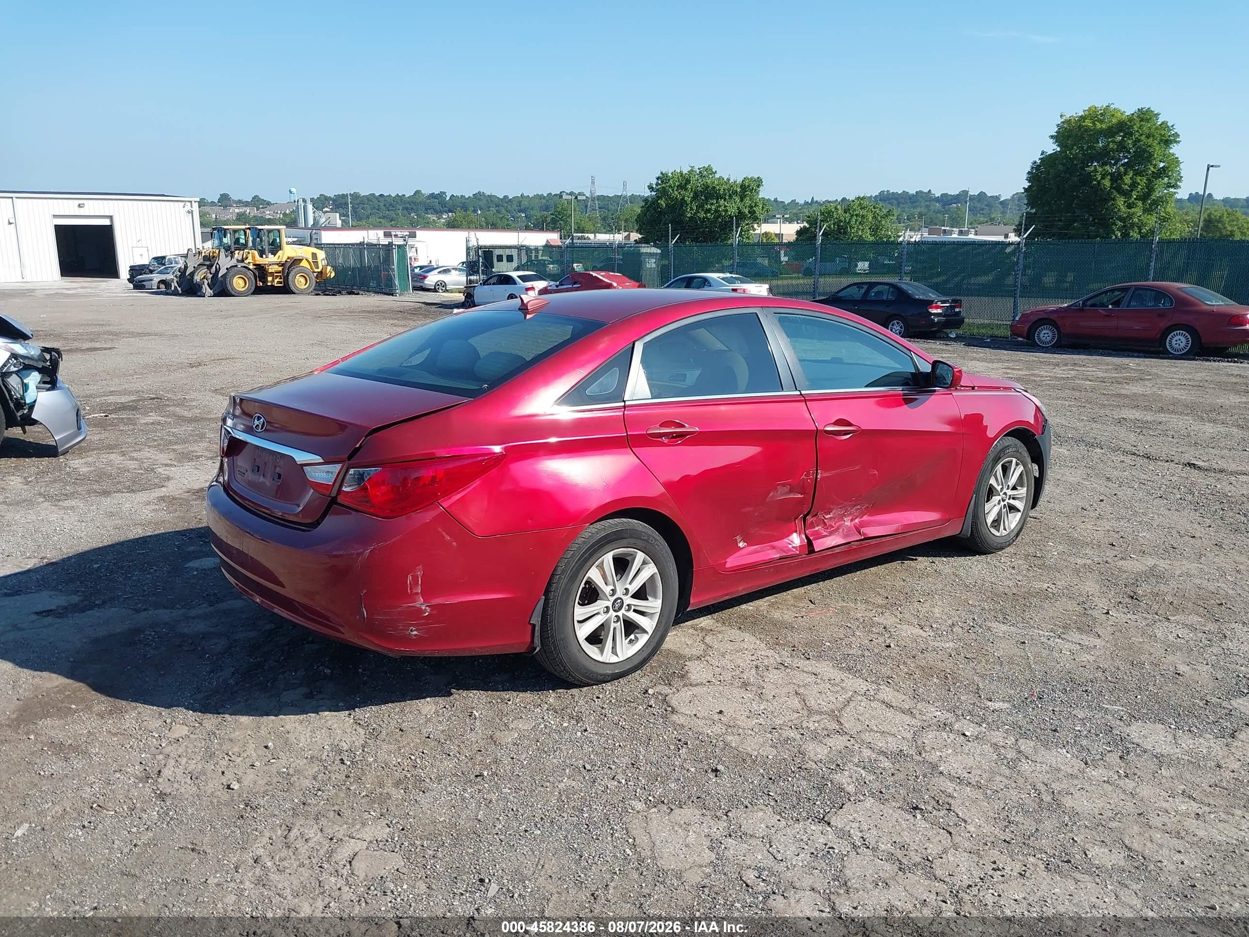 2013 Hyundai Sonata Gls/limited/se Red vin: 5NPEB4AC8D8797008