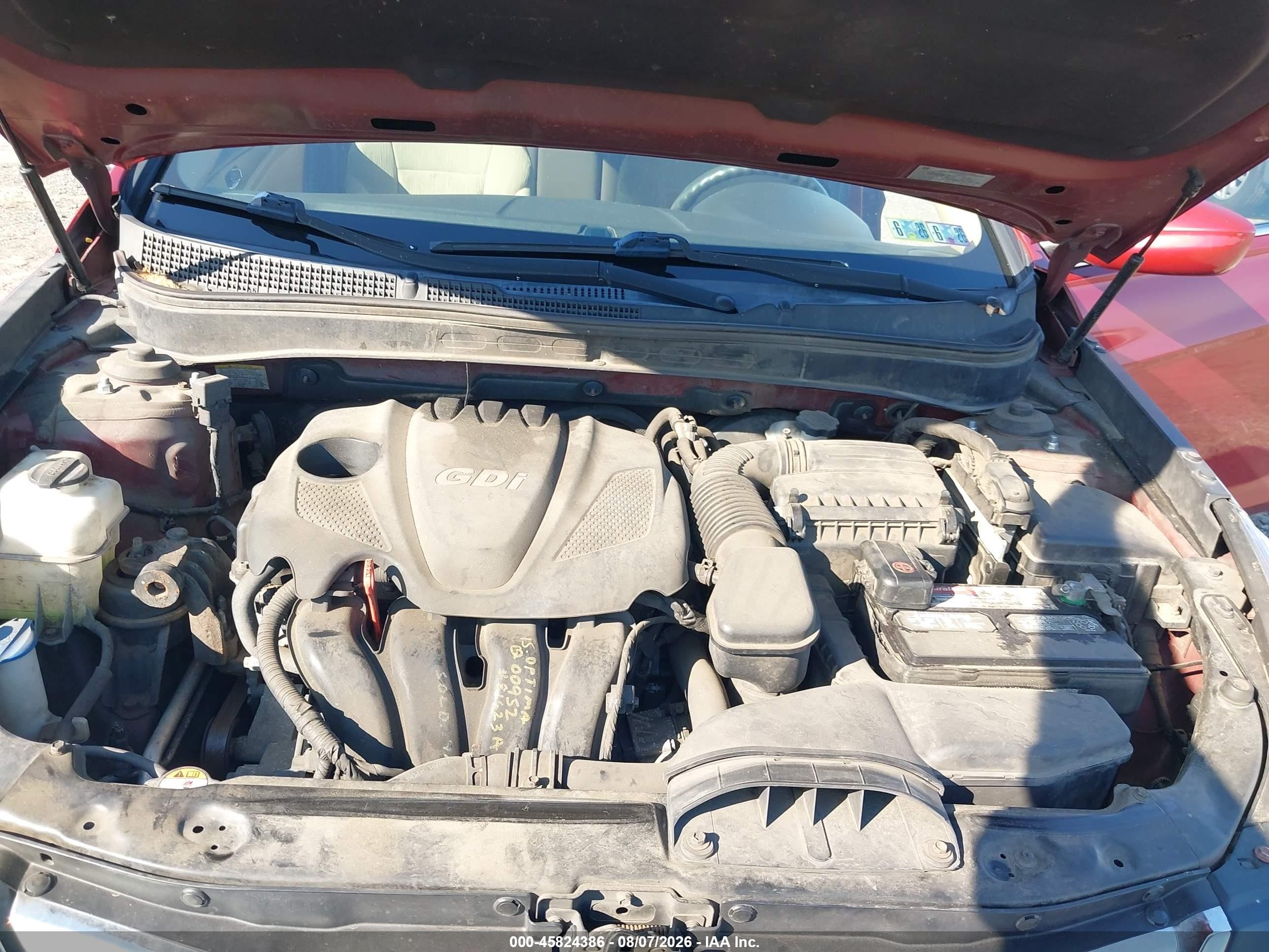2013 Hyundai Sonata Gls/limited/se Red vin: 5NPEB4AC8D8797008