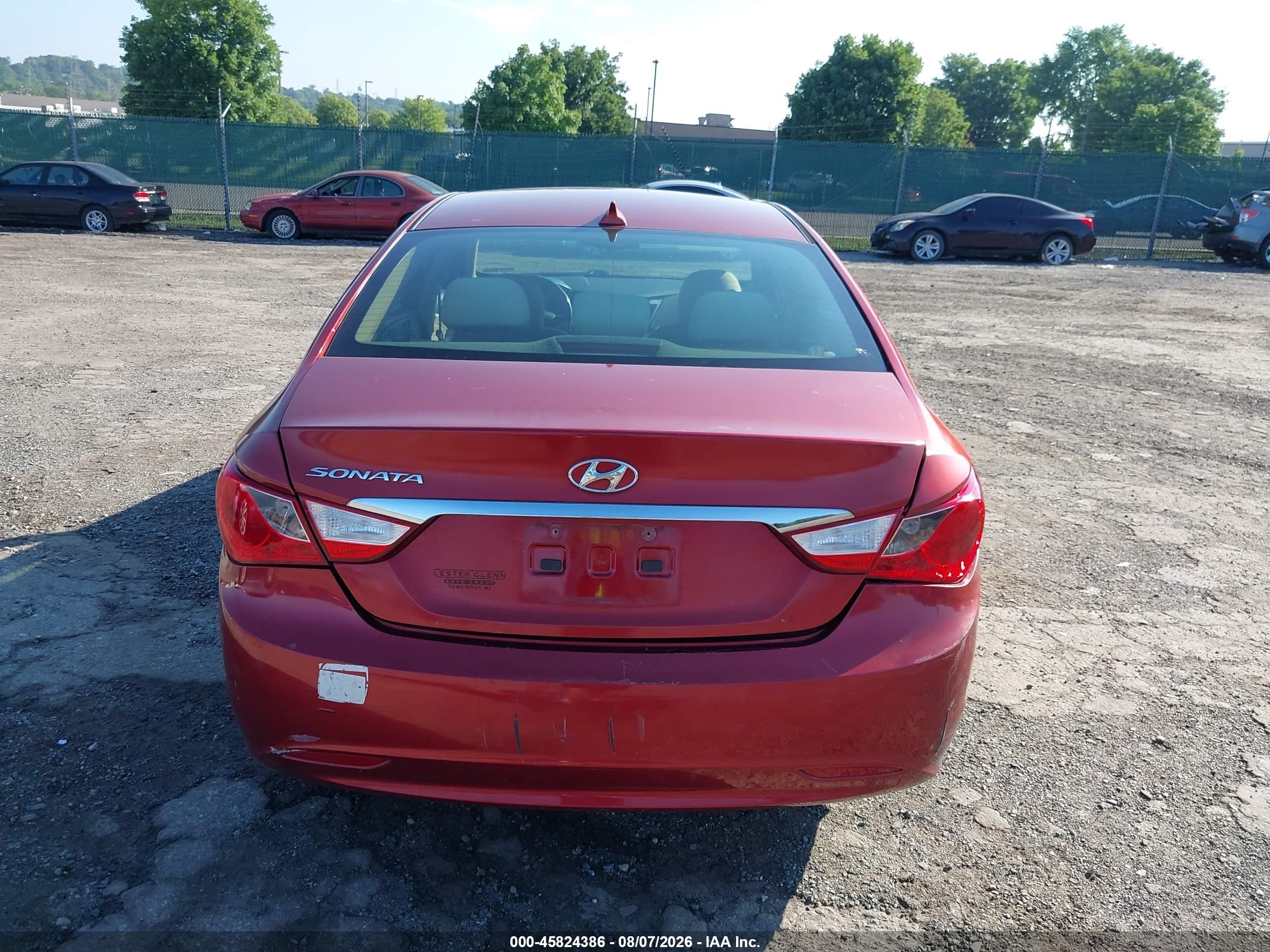 2013 Hyundai Sonata Gls/limited/se Red vin: 5NPEB4AC8D8797008