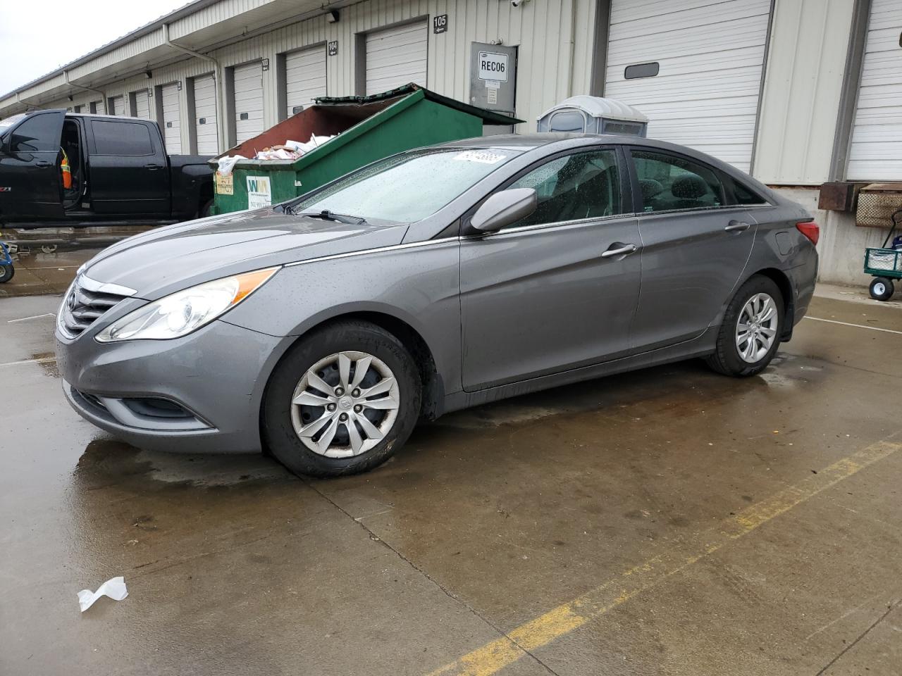 2013 Hyundai Sonata Gls Gray vin: 5NPEB4AC8DH513036
