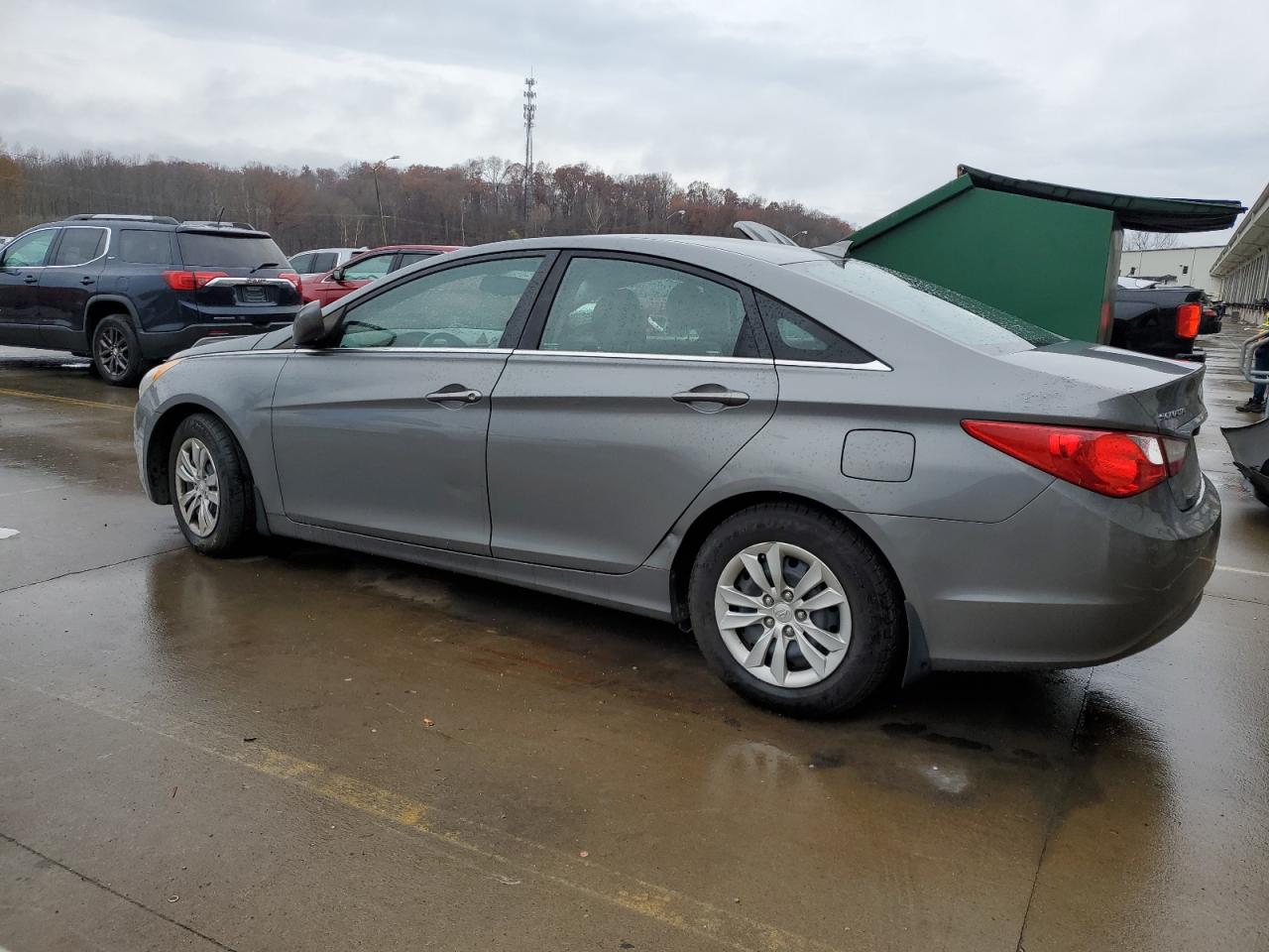 2013 Hyundai Sonata Gls Gray vin: 5NPEB4AC8DH513036
