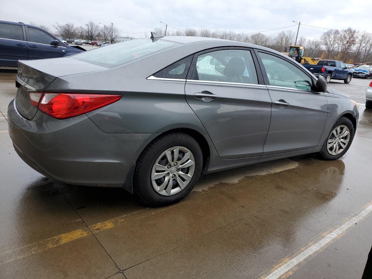 2013 Hyundai Sonata Gls Gray vin: 5NPEB4AC8DH513036
