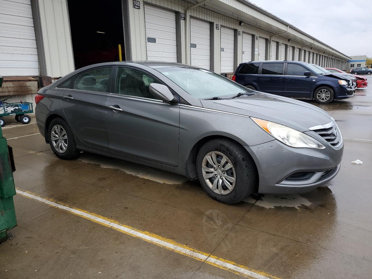 2013 Hyundai Sonata Gls Gray vin: 5NPEB4AC8DH513036