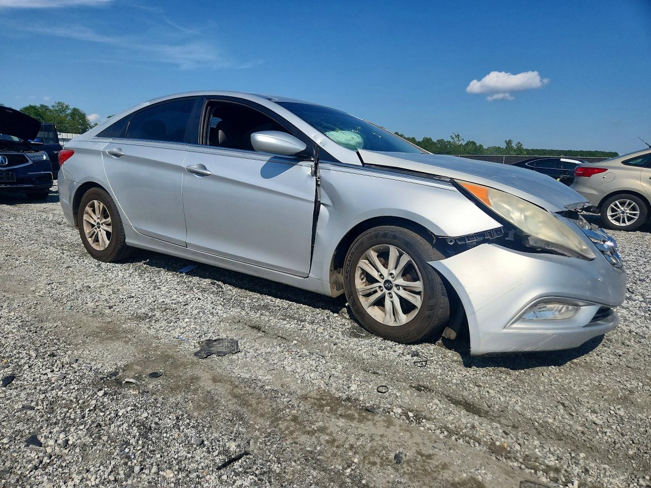 2013 Hyundai Sonata Gls Silver vin: 5NPEB4AC8DH516132