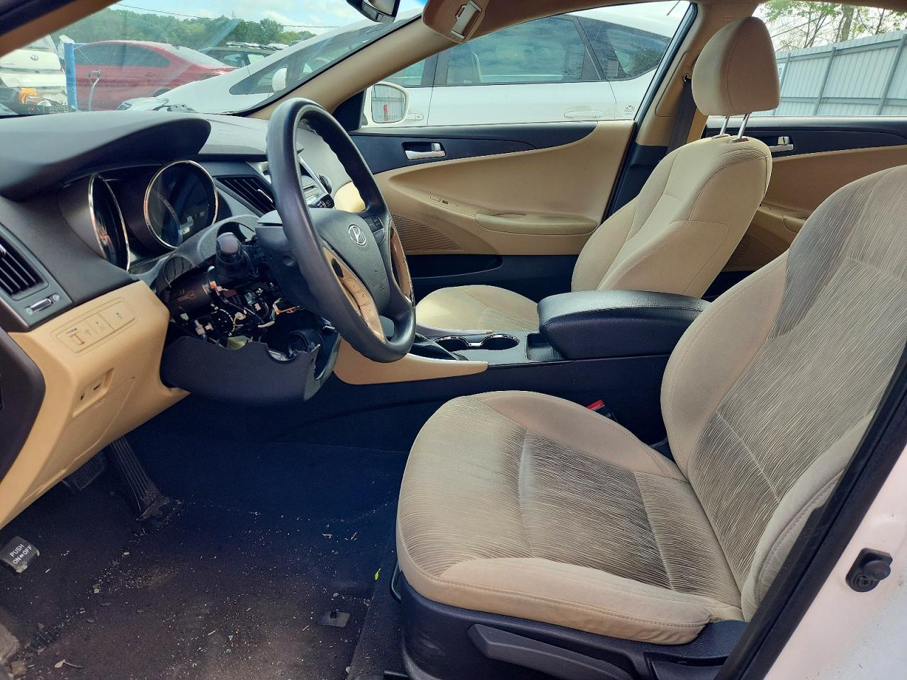 2013 Hyundai Sonata Gls White vin: 5NPEB4AC8DH516258