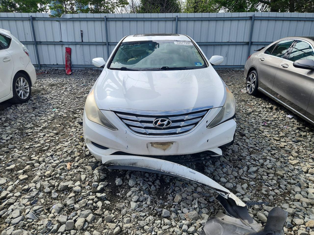 2013 Hyundai Sonata Gls White vin: 5NPEB4AC8DH516258
