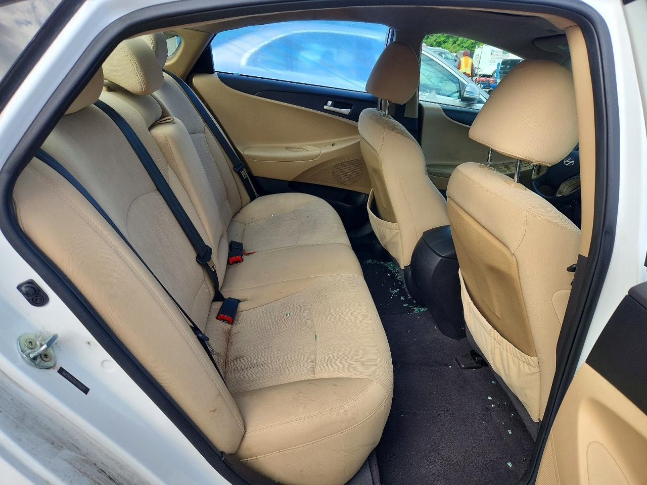 2013 Hyundai Sonata Gls White vin: 5NPEB4AC8DH516258
