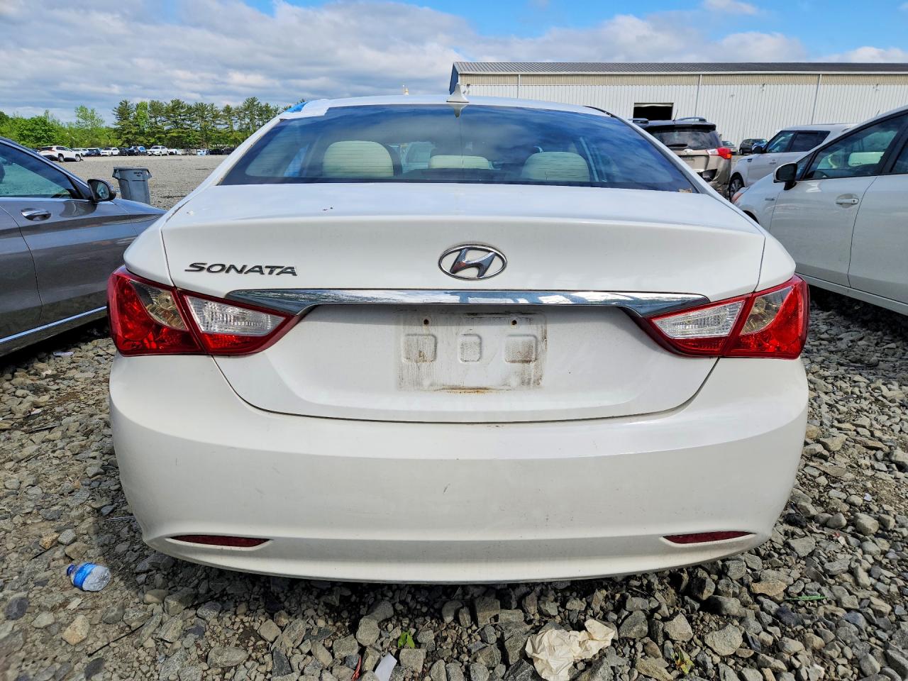 2013 Hyundai Sonata Gls White vin: 5NPEB4AC8DH516258