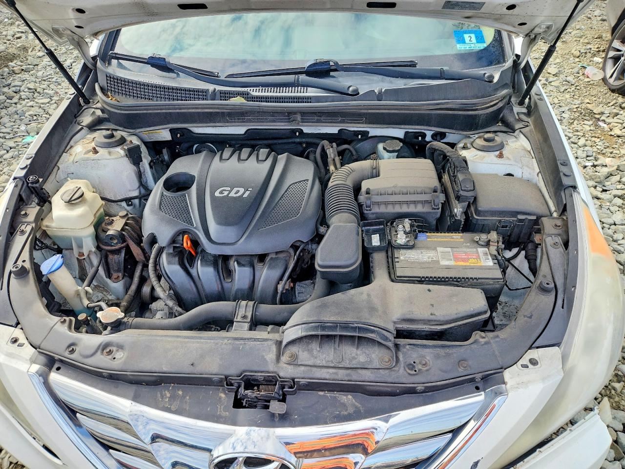 2013 Hyundai Sonata Gls White vin: 5NPEB4AC8DH516258