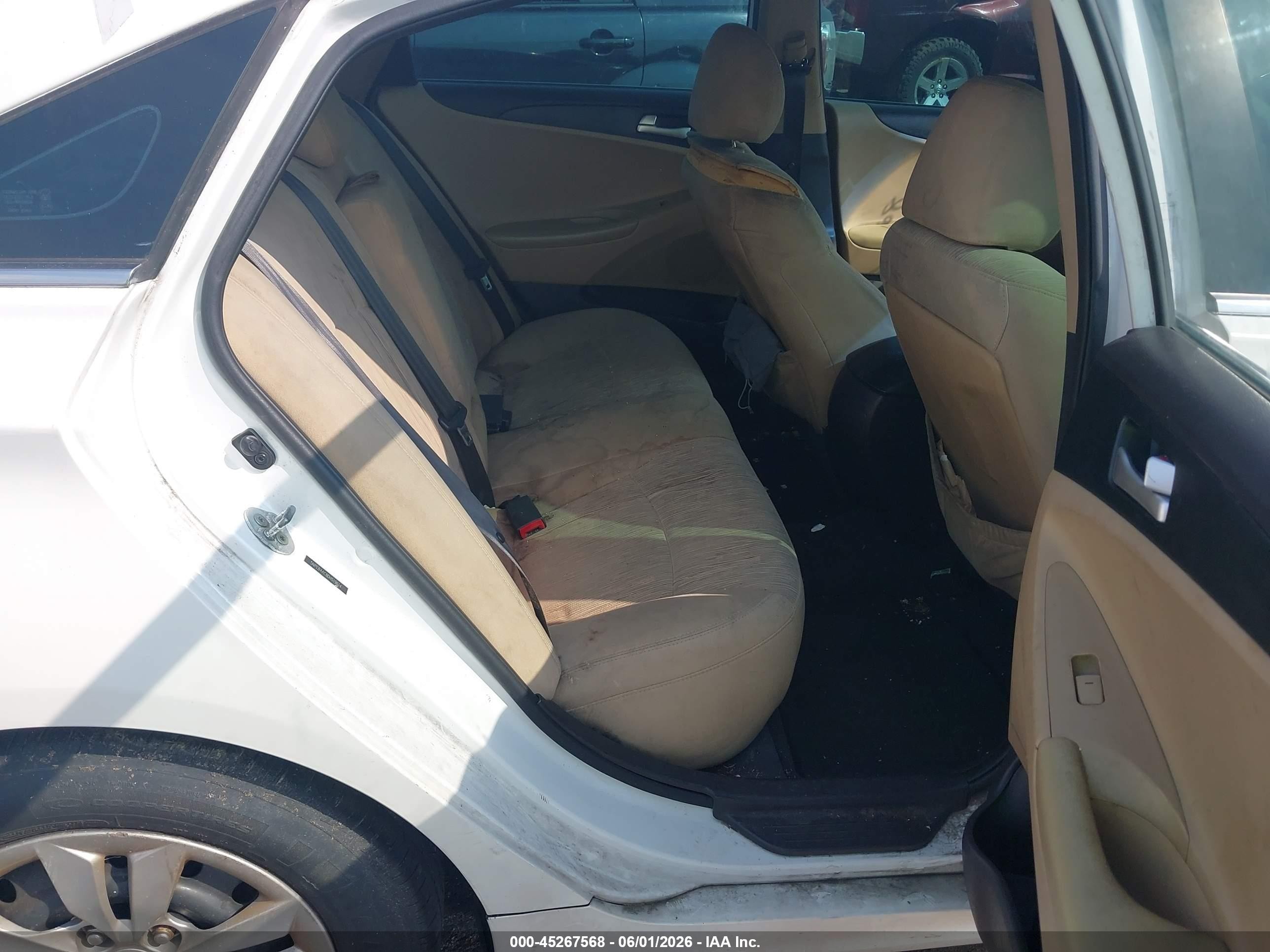 2013 Hyundai Sonata Gls Белый vin: 5NPEB4AC8DH519614