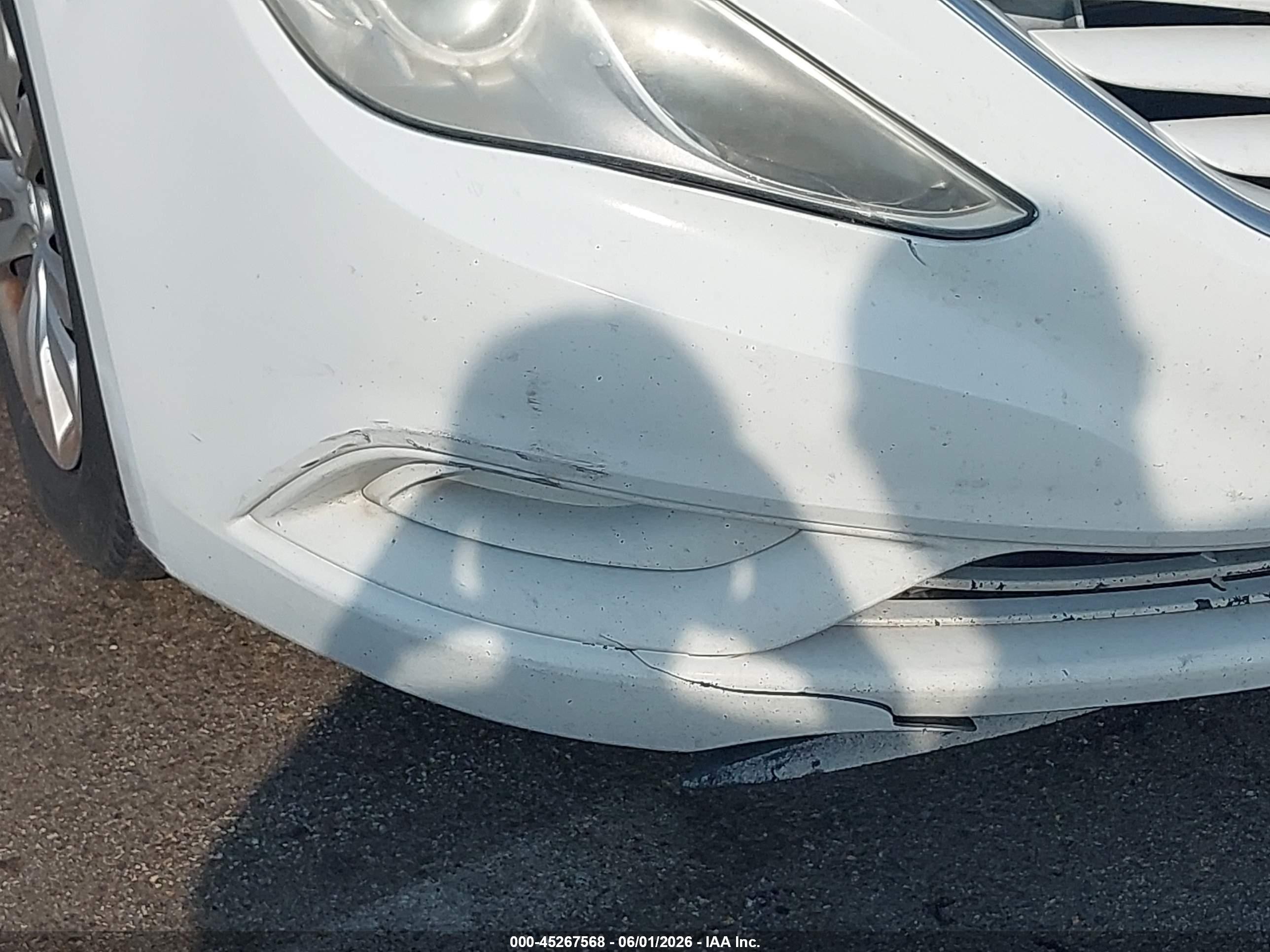2013 Hyundai Sonata Gls Белый vin: 5NPEB4AC8DH519614