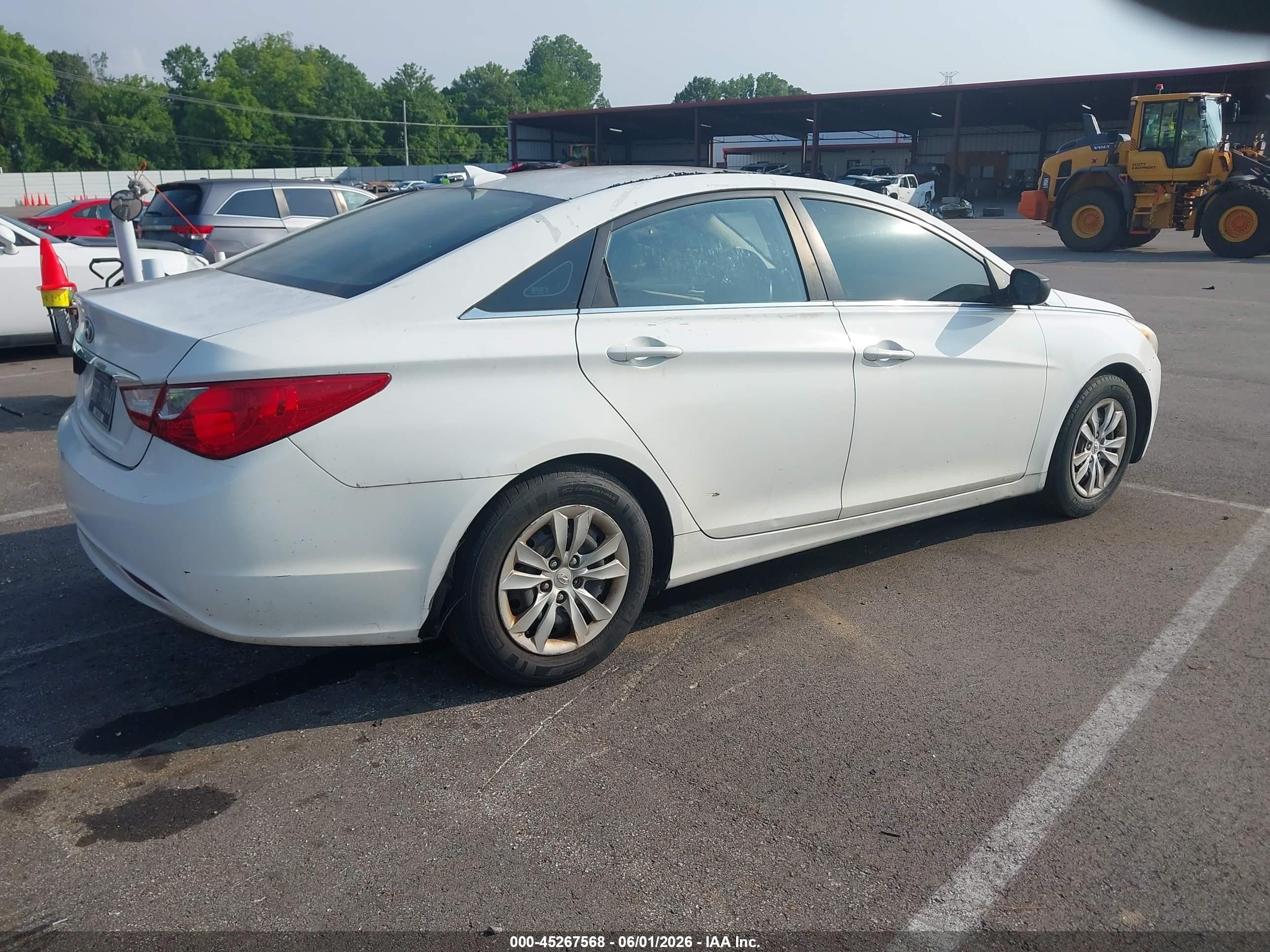 2013 Hyundai Sonata Gls Белый vin: 5NPEB4AC8DH519614