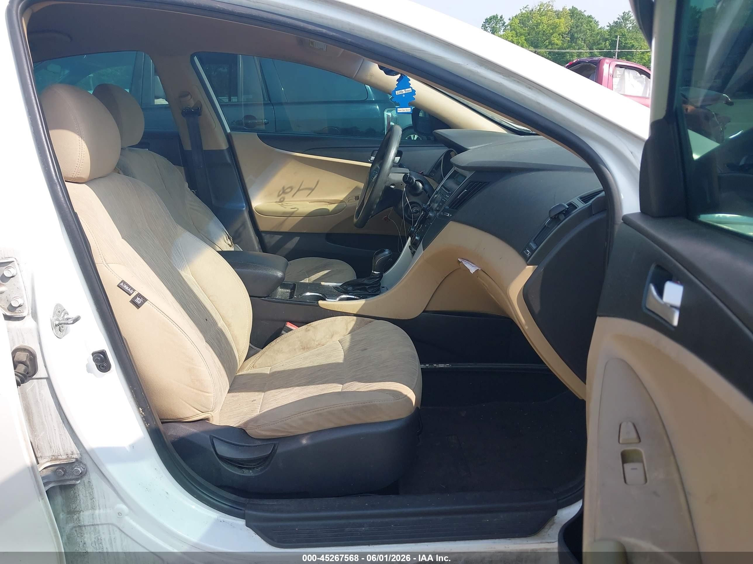 2013 Hyundai Sonata Gls Белый vin: 5NPEB4AC8DH519614