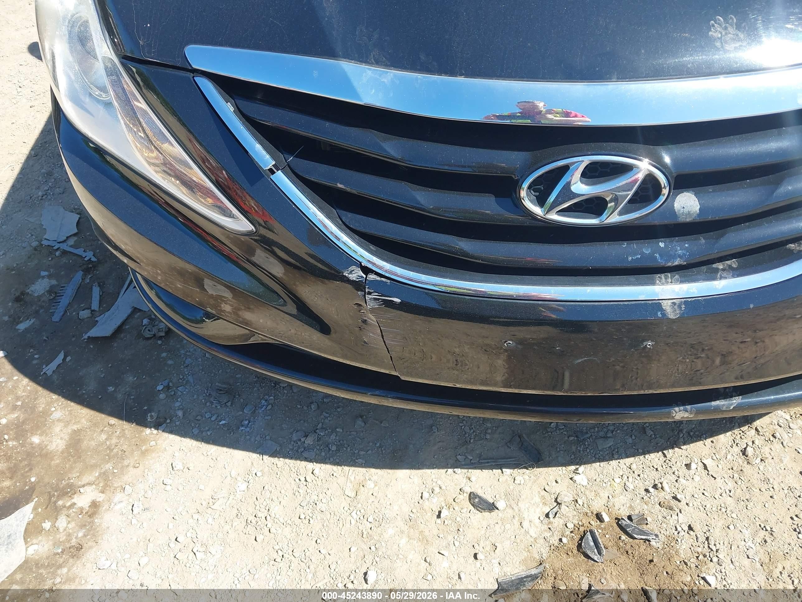 2013 Hyundai Sonata Gls Black vin: 5NPEB4AC8DH524747