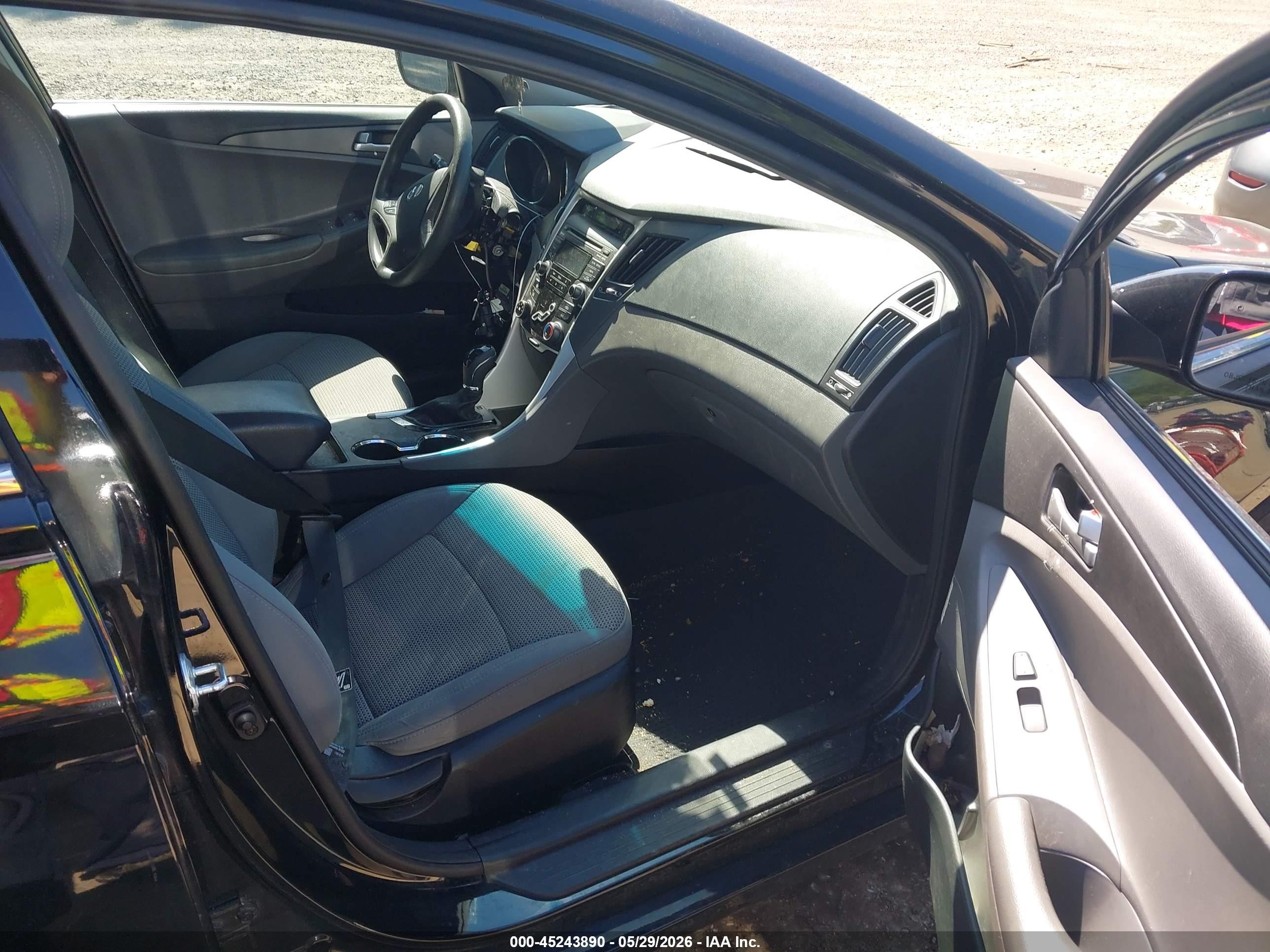 2013 Hyundai Sonata Gls Black vin: 5NPEB4AC8DH524747