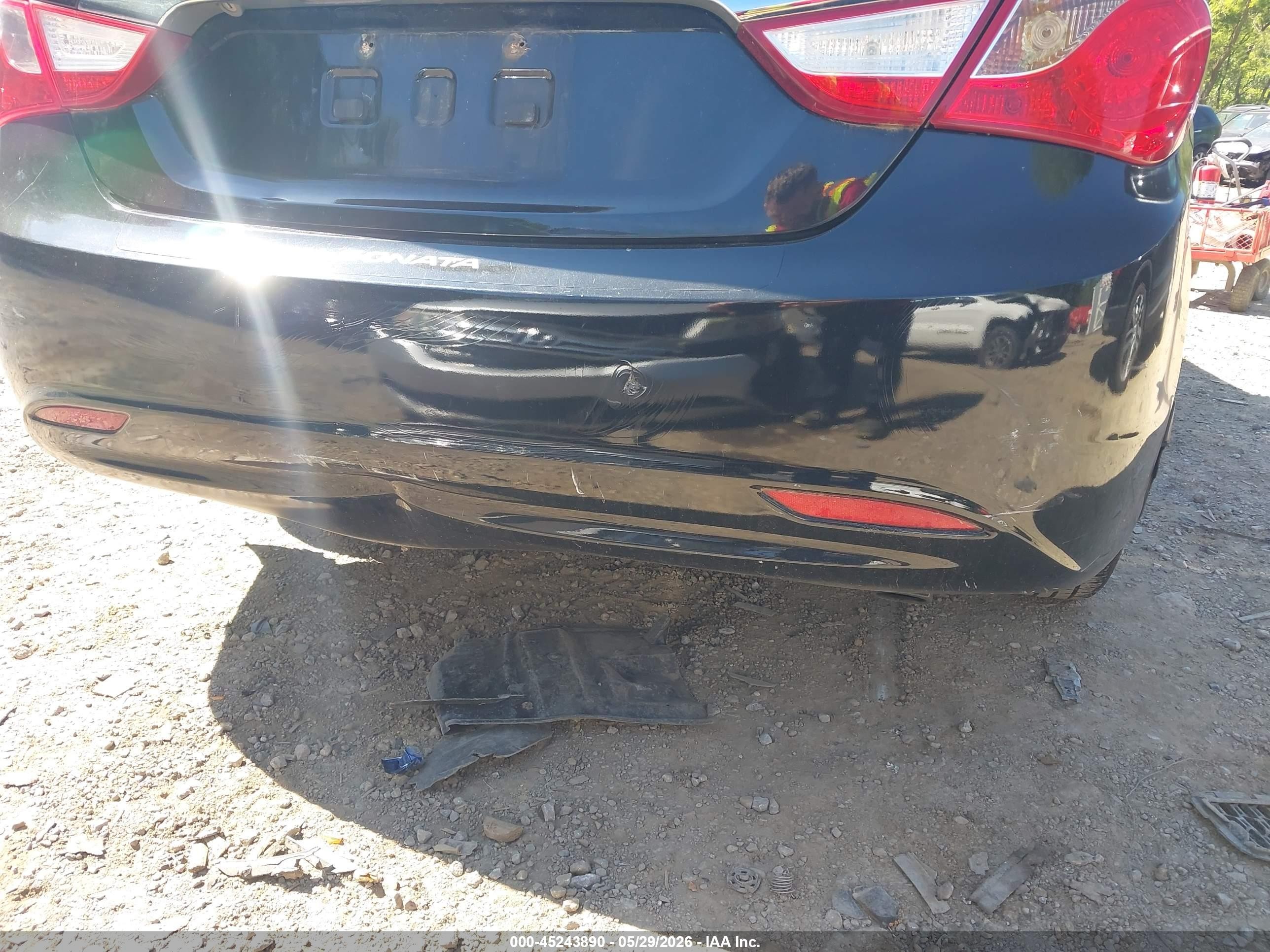 2013 Hyundai Sonata Gls Black vin: 5NPEB4AC8DH524747