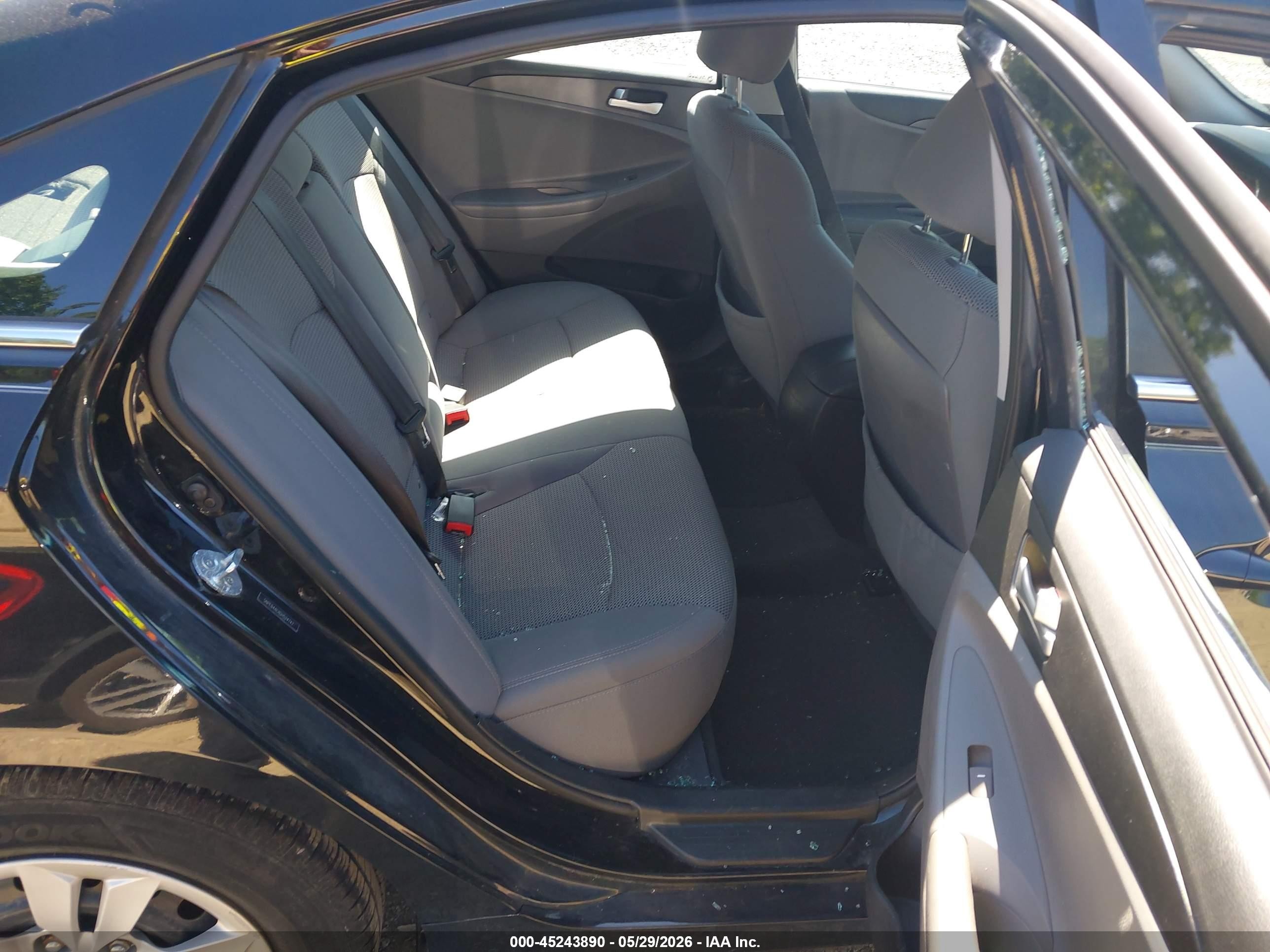 2013 Hyundai Sonata Gls Black vin: 5NPEB4AC8DH524747