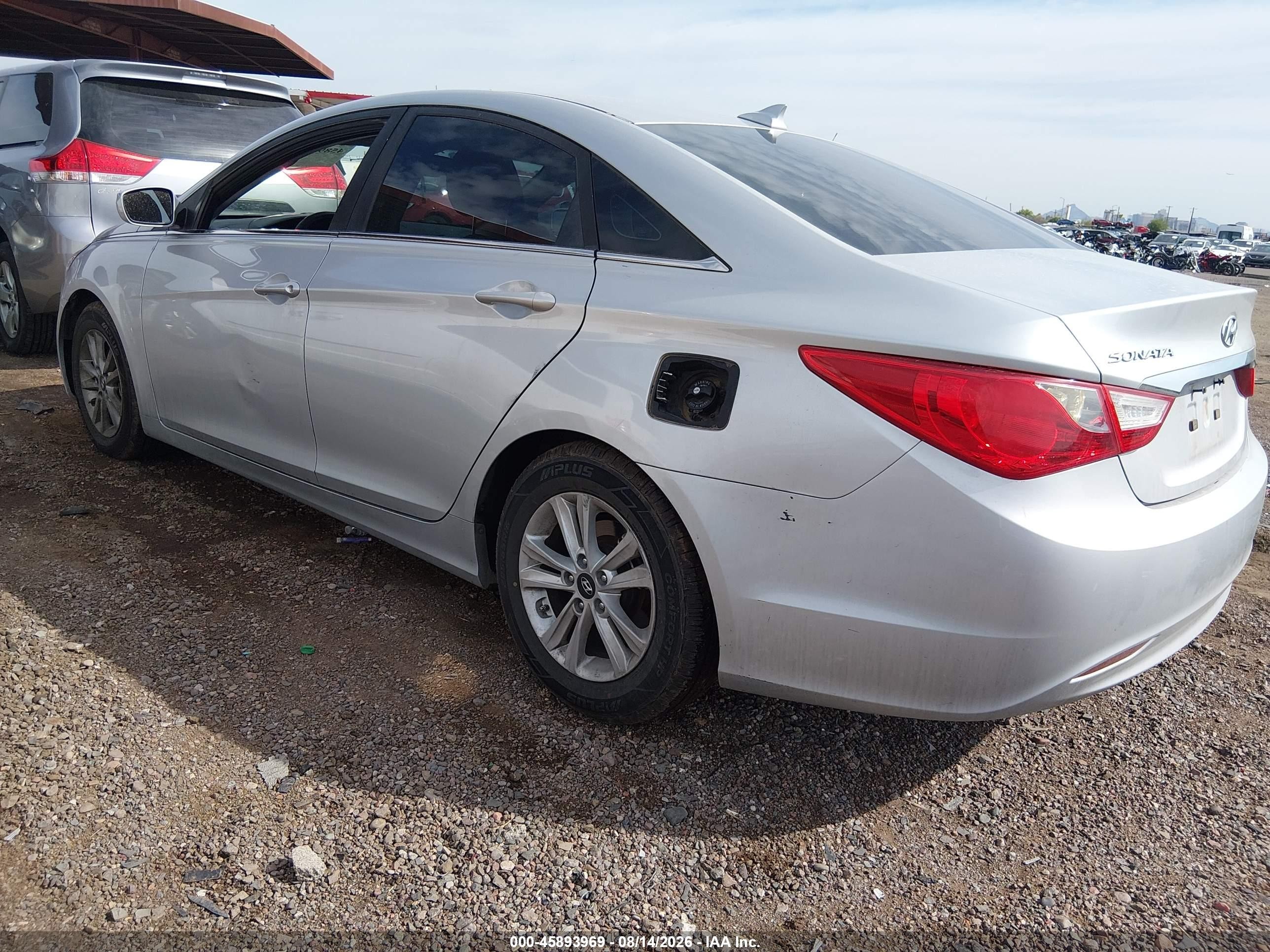 2013 Hyundai Sonata Gls Silver vin: 5NPEB4AC8DH531276