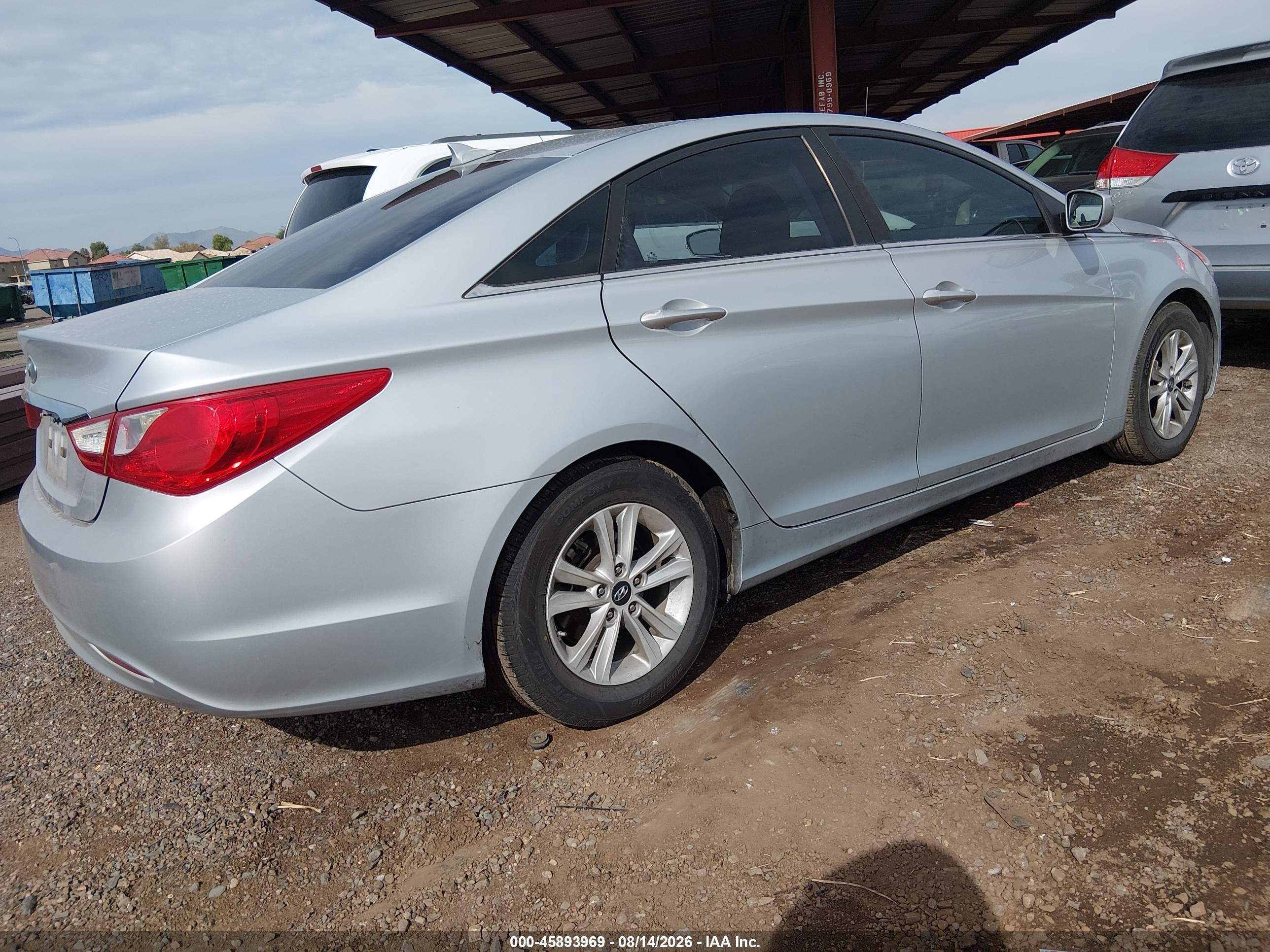 2013 Hyundai Sonata Gls Silver vin: 5NPEB4AC8DH531276