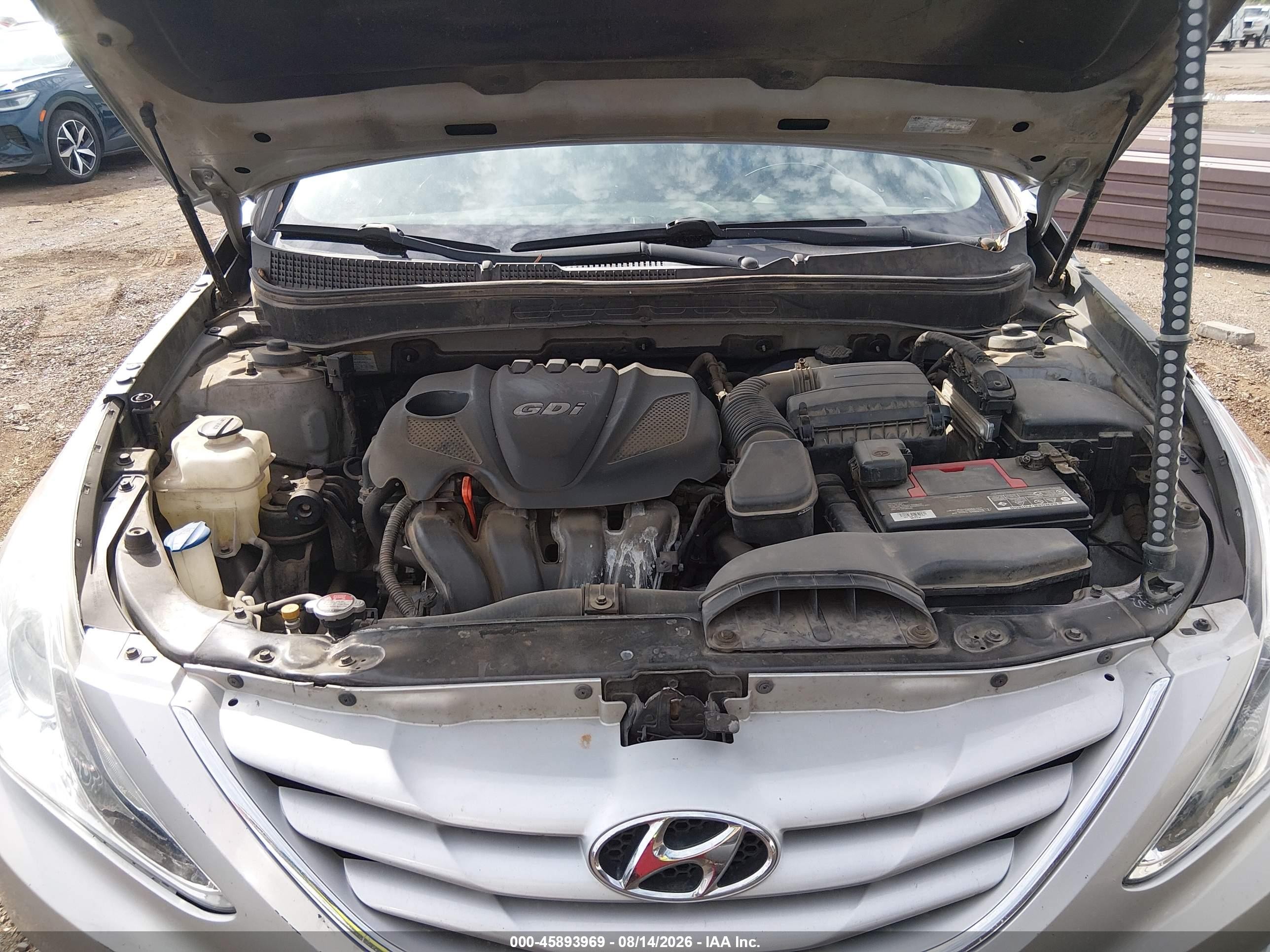 2013 Hyundai Sonata Gls Silver vin: 5NPEB4AC8DH531276