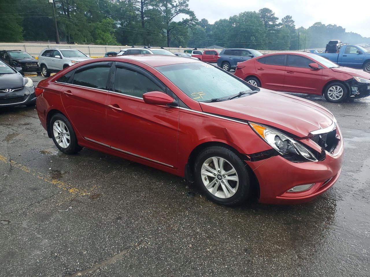 2013 Hyundai Sonata Gls Red vin: 5NPEB4AC8DH540415