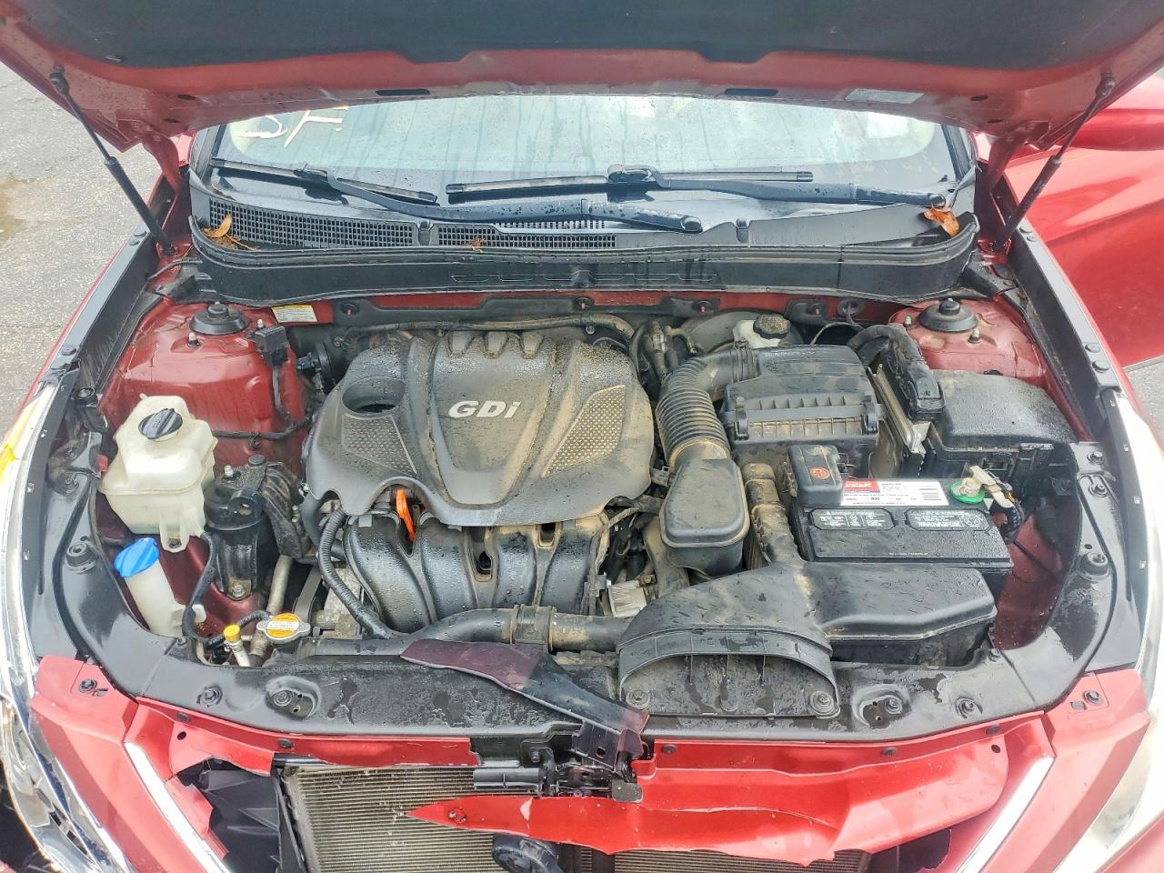 2013 Hyundai Sonata Gls Red vin: 5NPEB4AC8DH540415