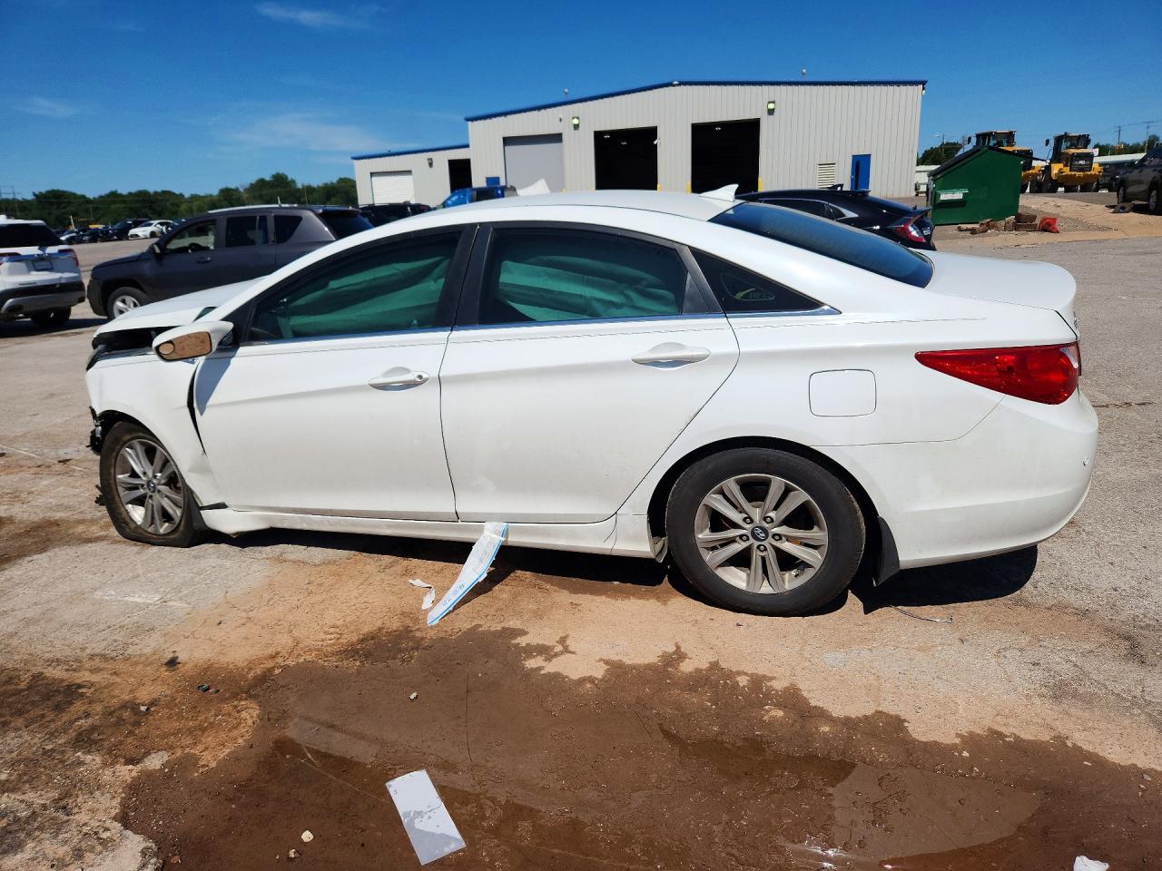 2013 Hyundai Sonata Gls White vin: 5NPEB4AC8DH541001