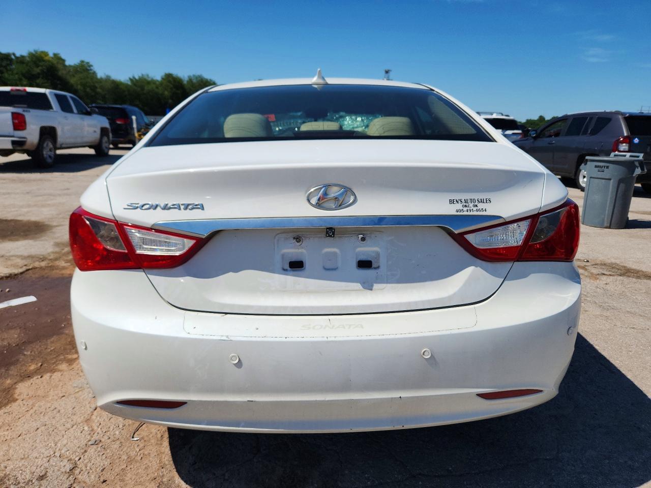 2013 Hyundai Sonata Gls White vin: 5NPEB4AC8DH541001