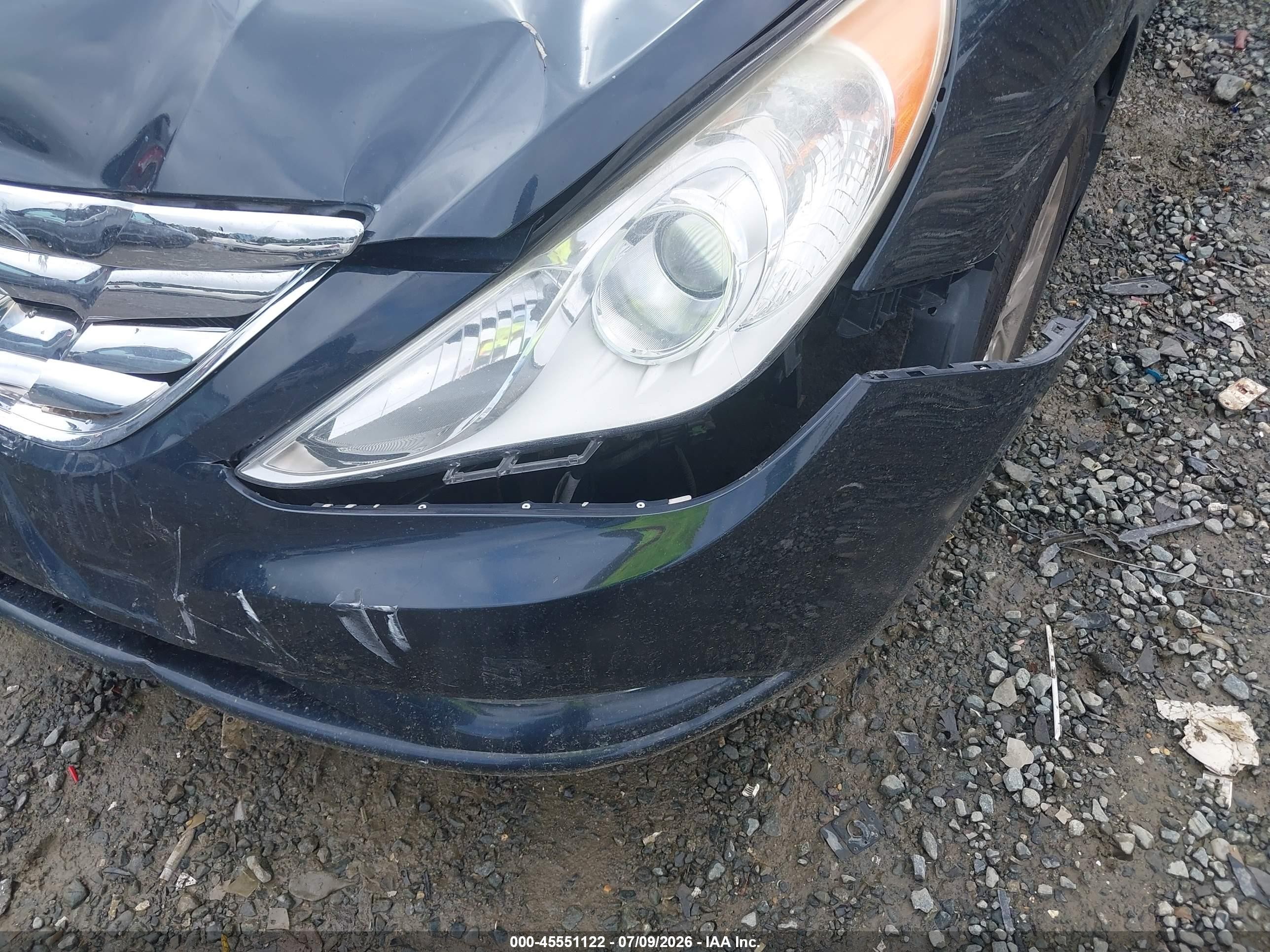 2013 Hyundai Sonata Gls Dark Blue vin: 5NPEB4AC8DH548644