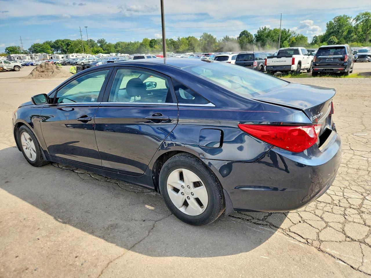 2013 Hyundai Sonata Gls Blue vin: 5NPEB4AC8DH554119