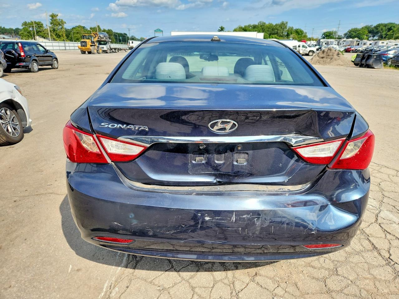 2013 Hyundai Sonata Gls Blue vin: 5NPEB4AC8DH554119