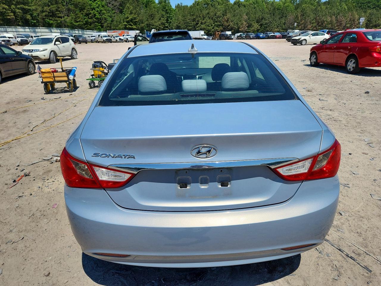 2013 Hyundai Sonata Gls Silver vin: 5NPEB4AC8DH557599