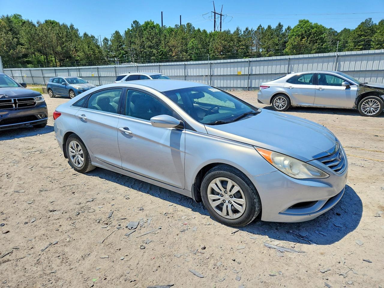 2013 Hyundai Sonata Gls Silver vin: 5NPEB4AC8DH557599