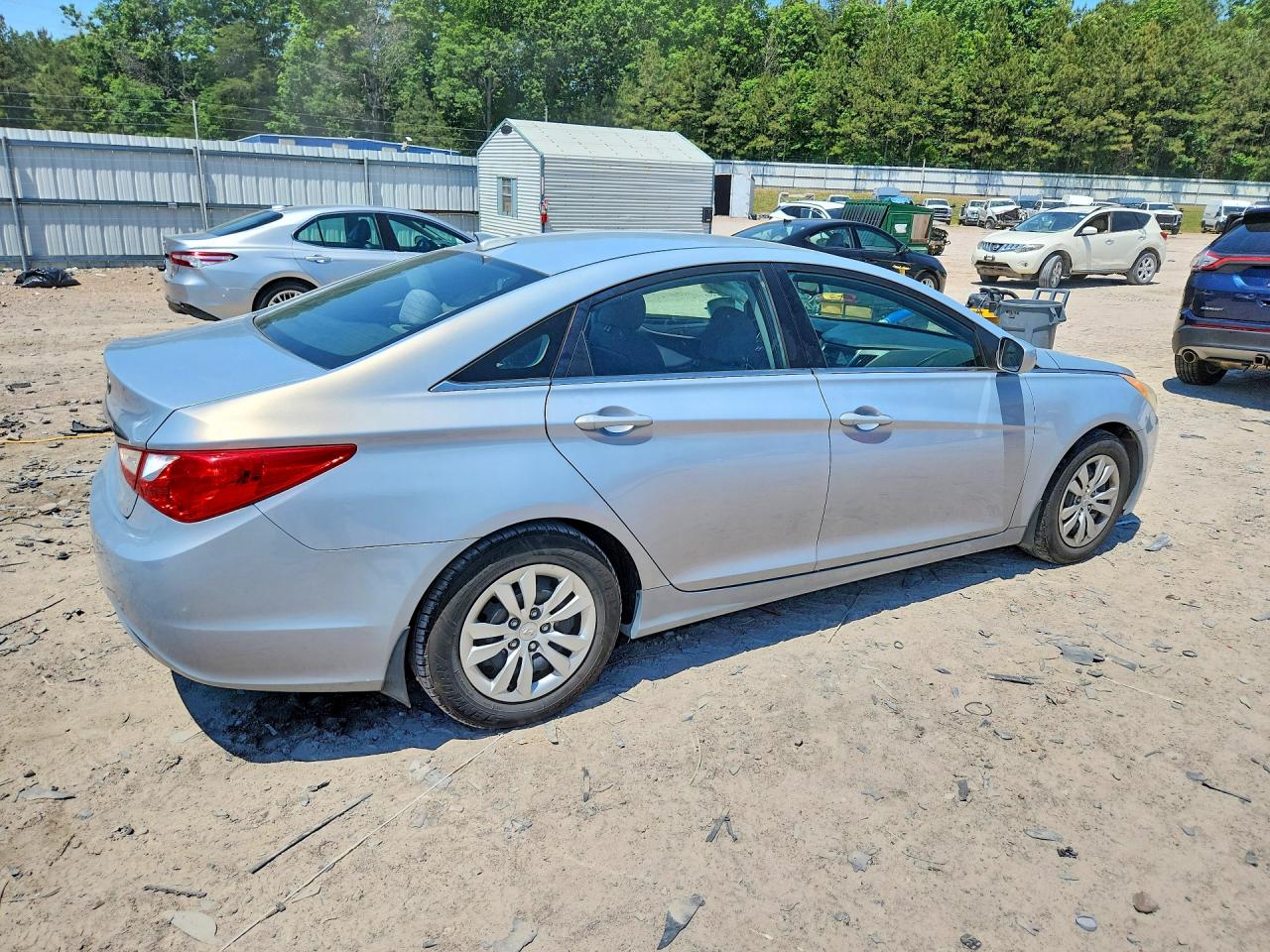 2013 Hyundai Sonata Gls Silver vin: 5NPEB4AC8DH557599